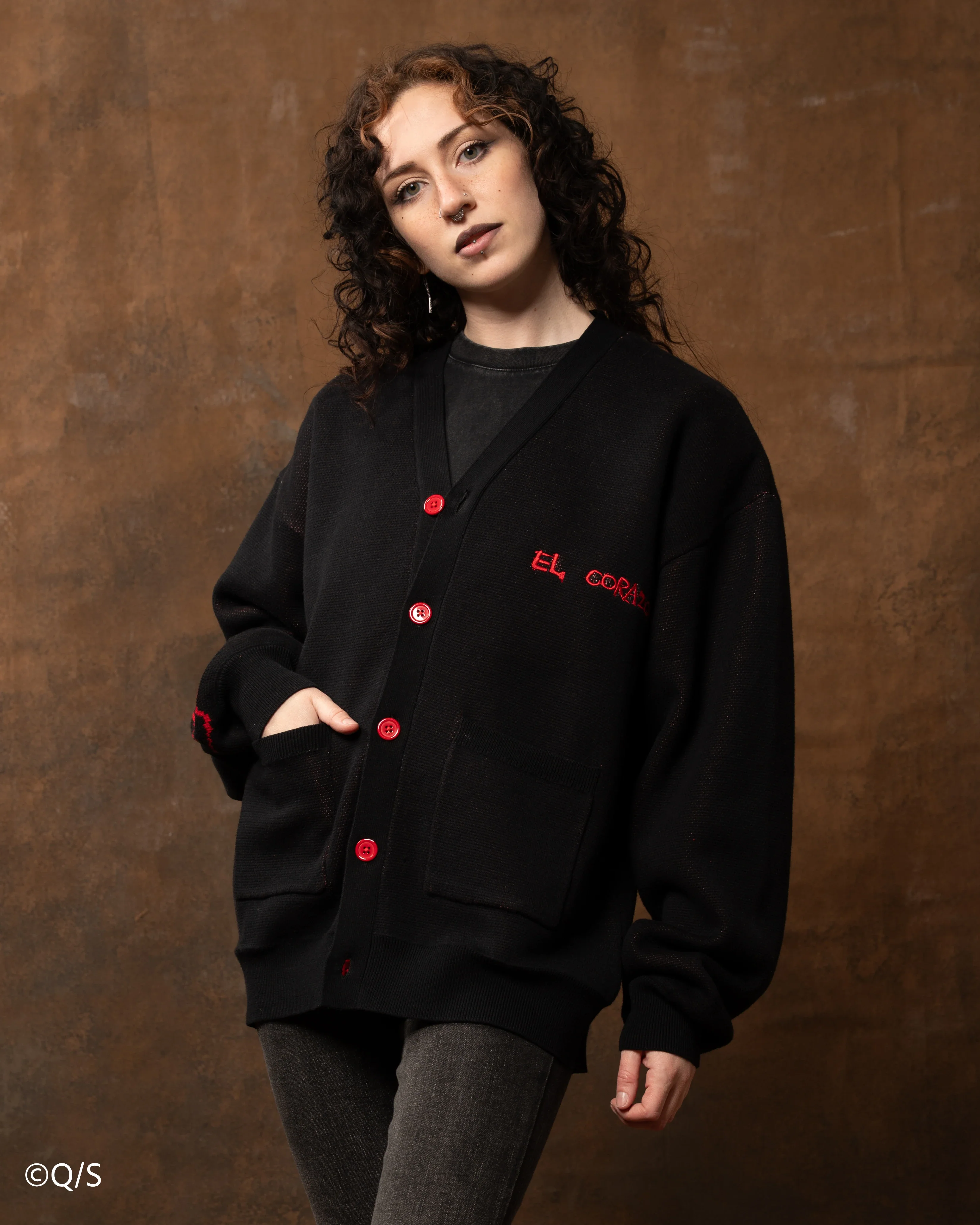 Shin Mask Cardigan - Image 6