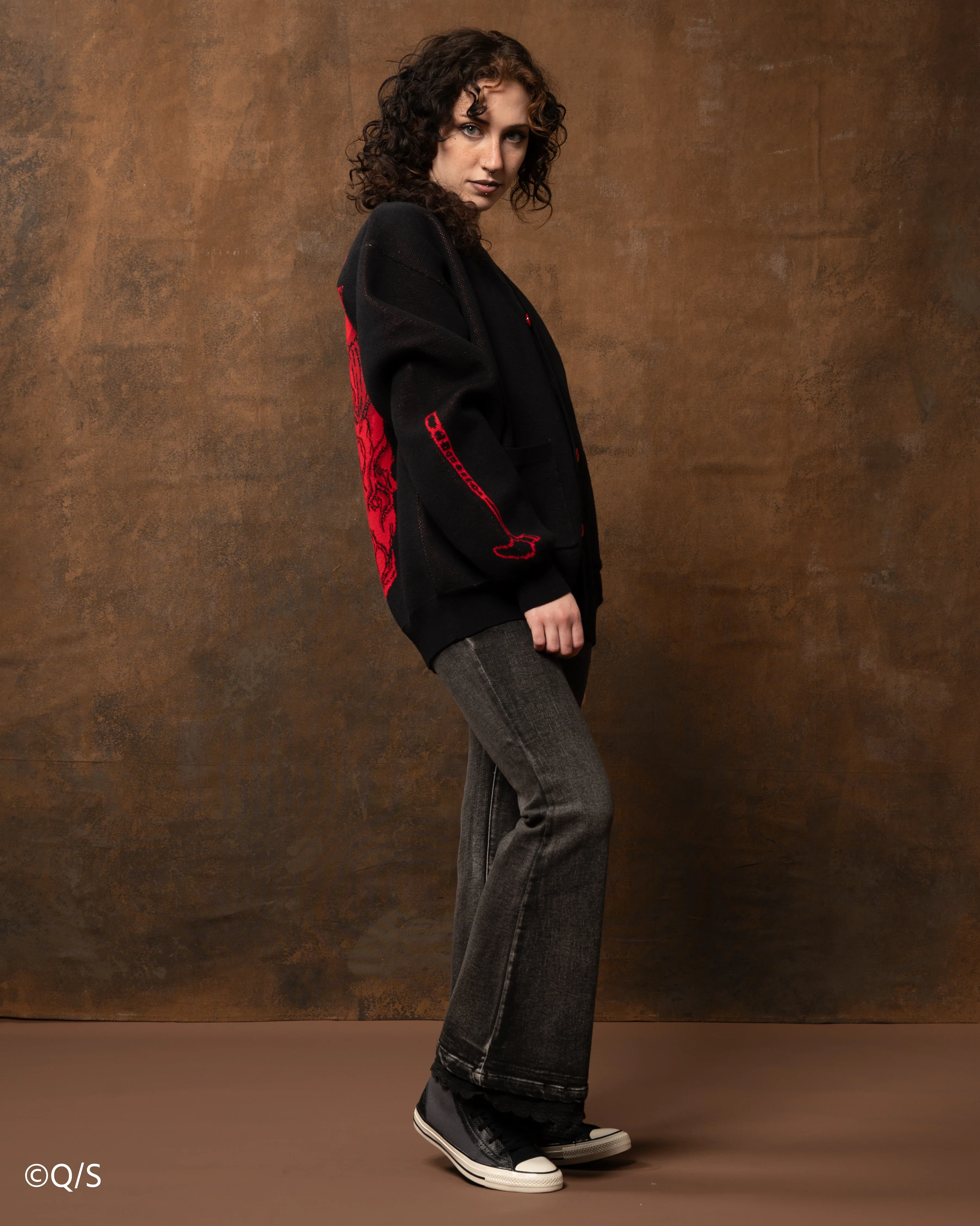 Shin Mask Cardigan - Image 8