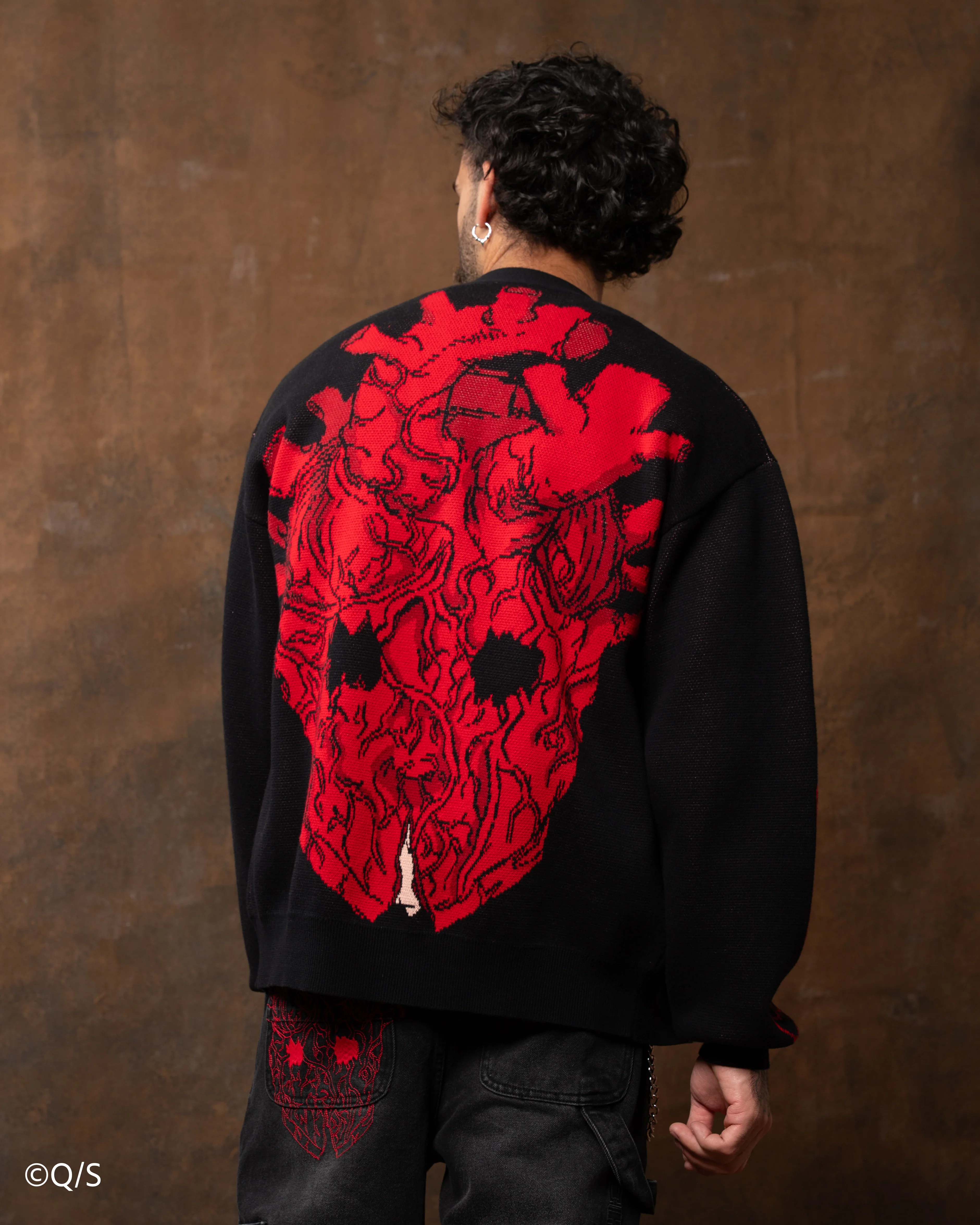 Shin Mask Cardigan - Image 9