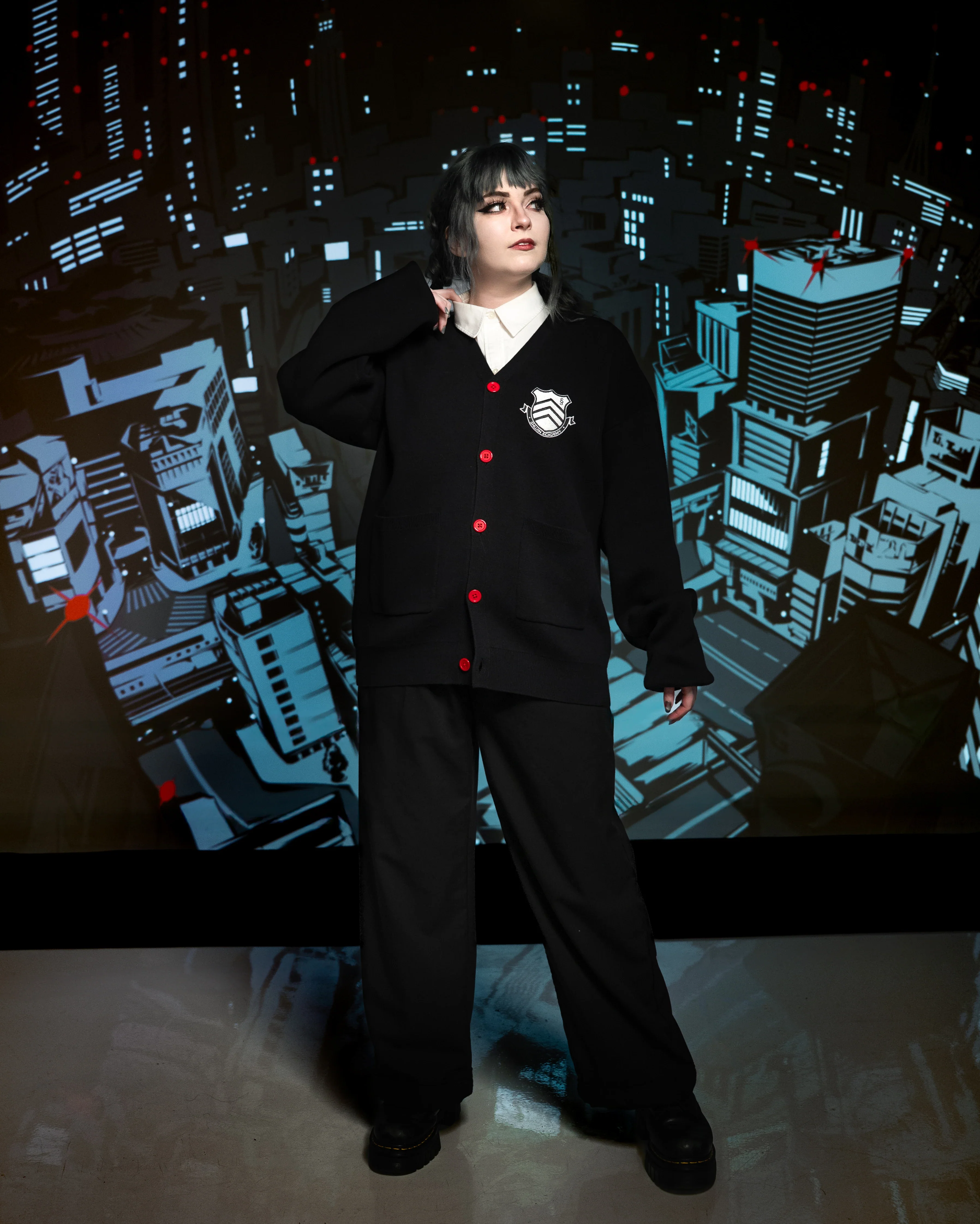 Shujin Academy Logo Cardigan - Image 10