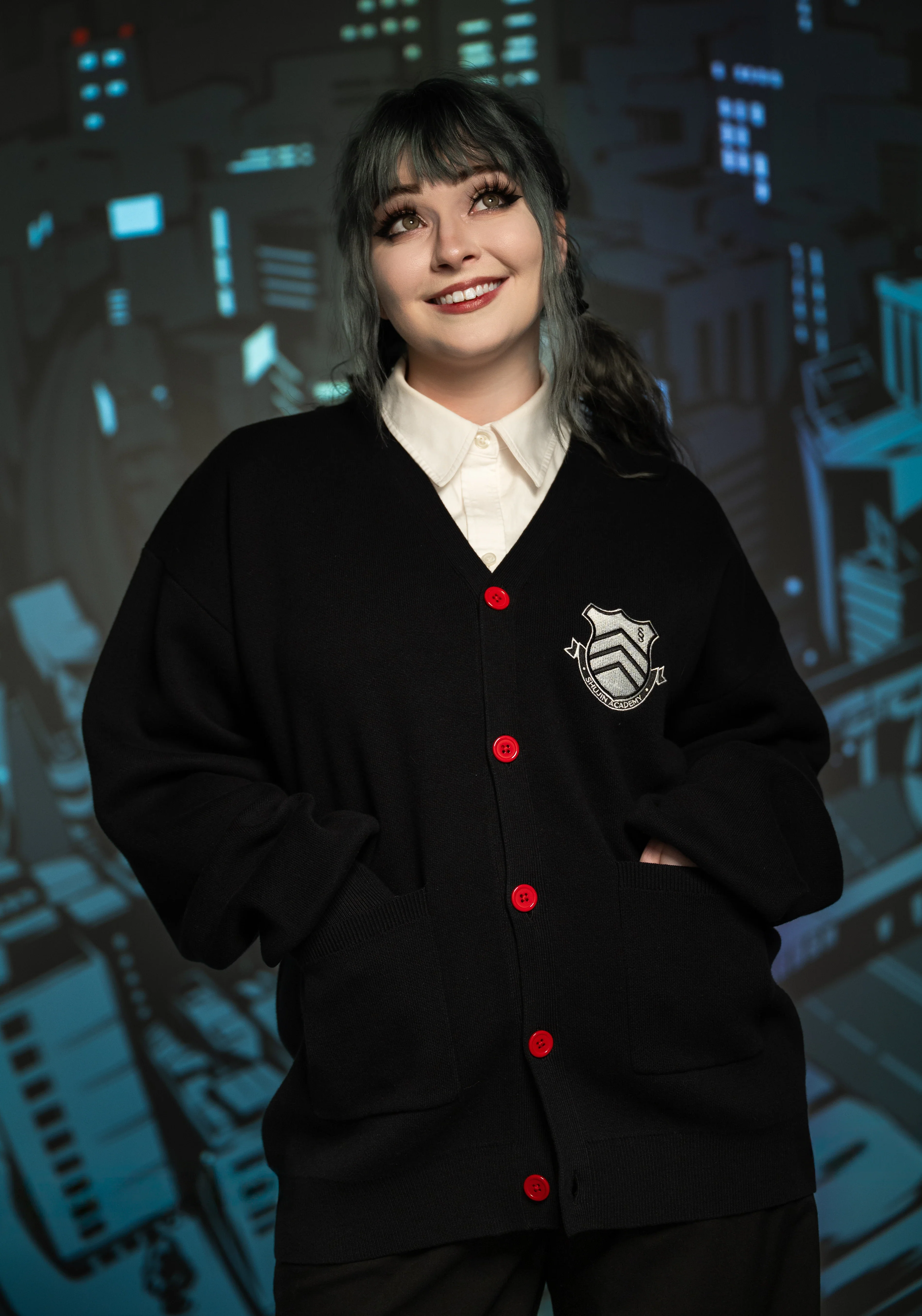 Shujin Academy Logo Cardigan - Image 12