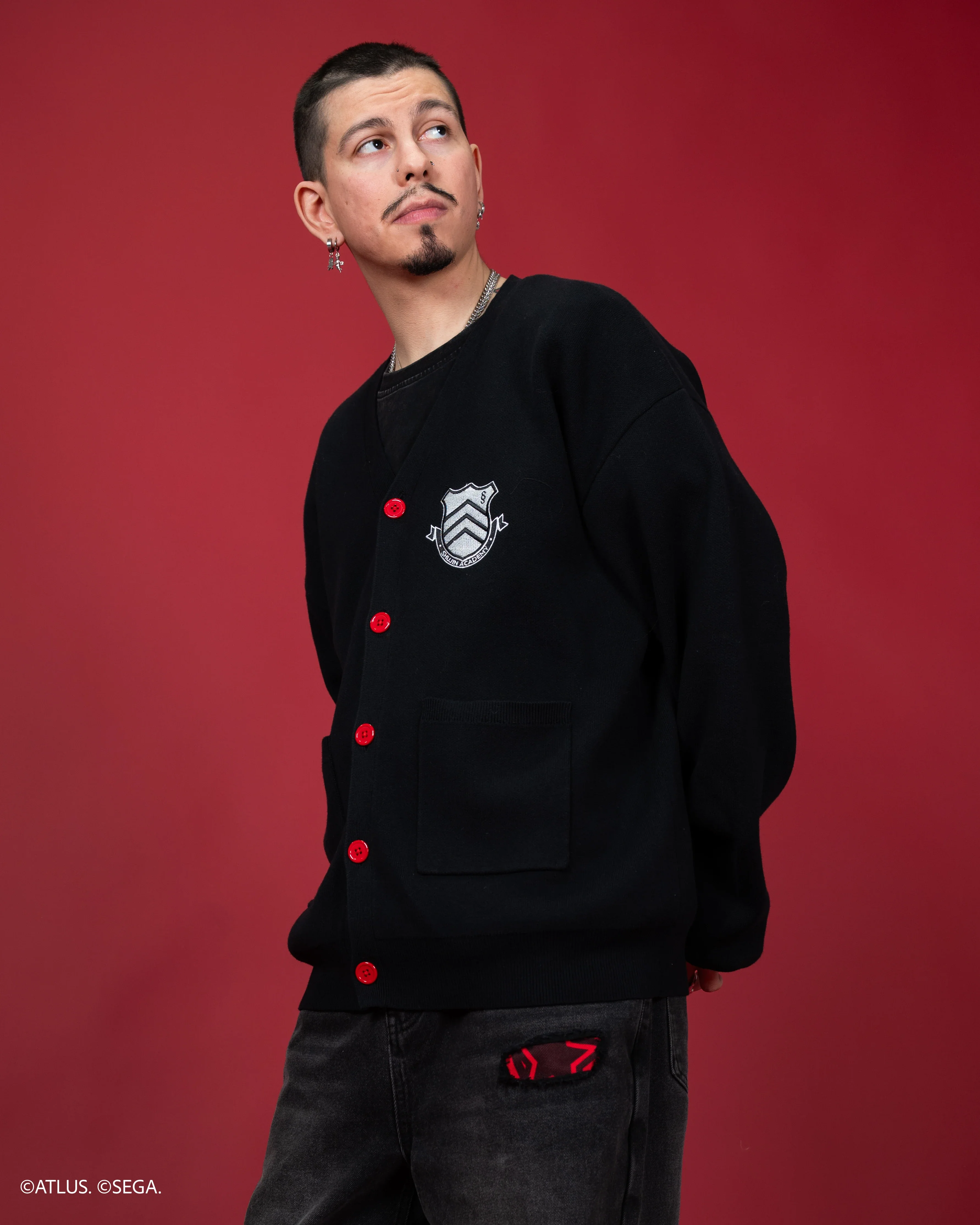 Shujin Academy Logo Cardigan - Image 5