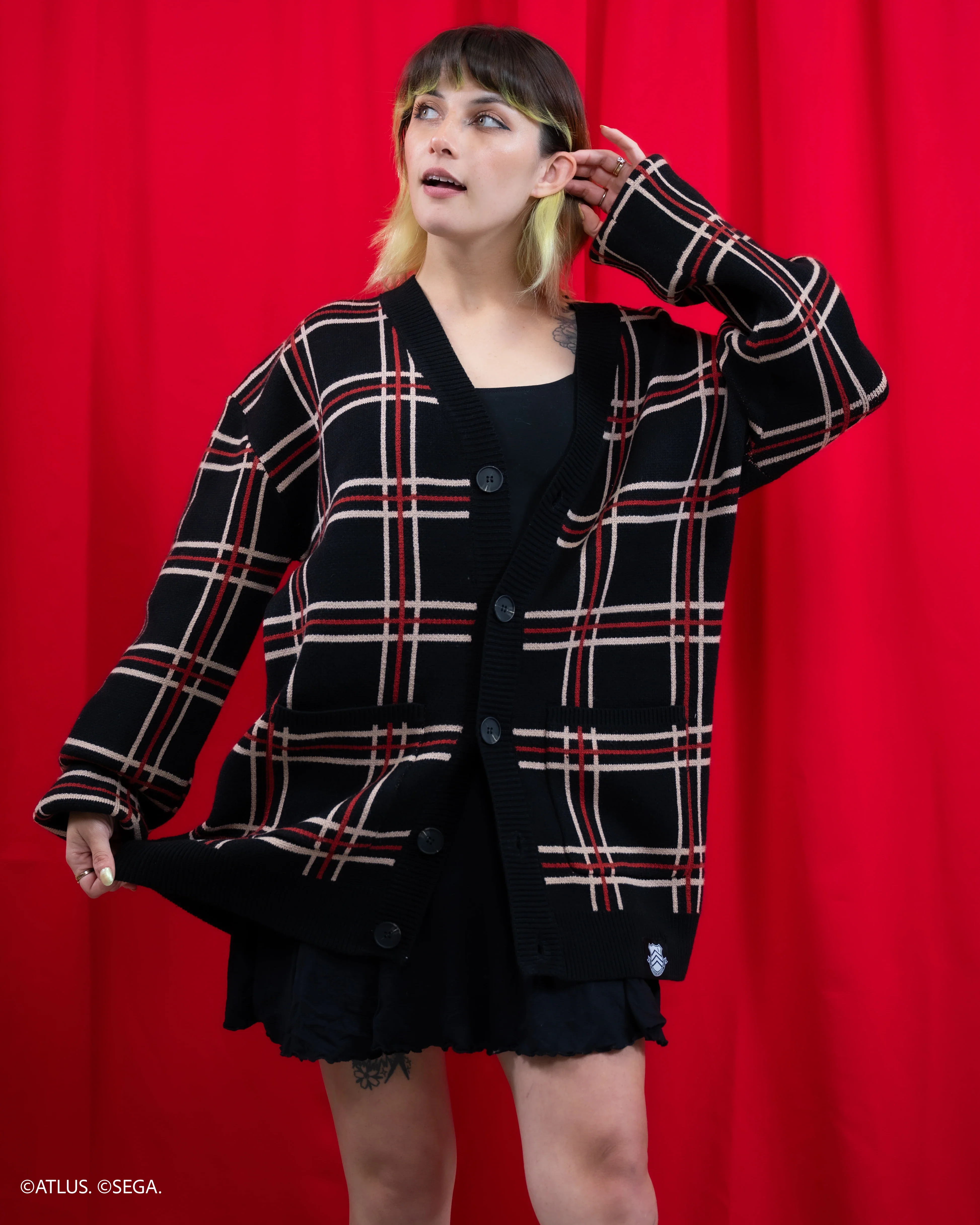 Shujin Academy Plaid Cardigan - Image 13