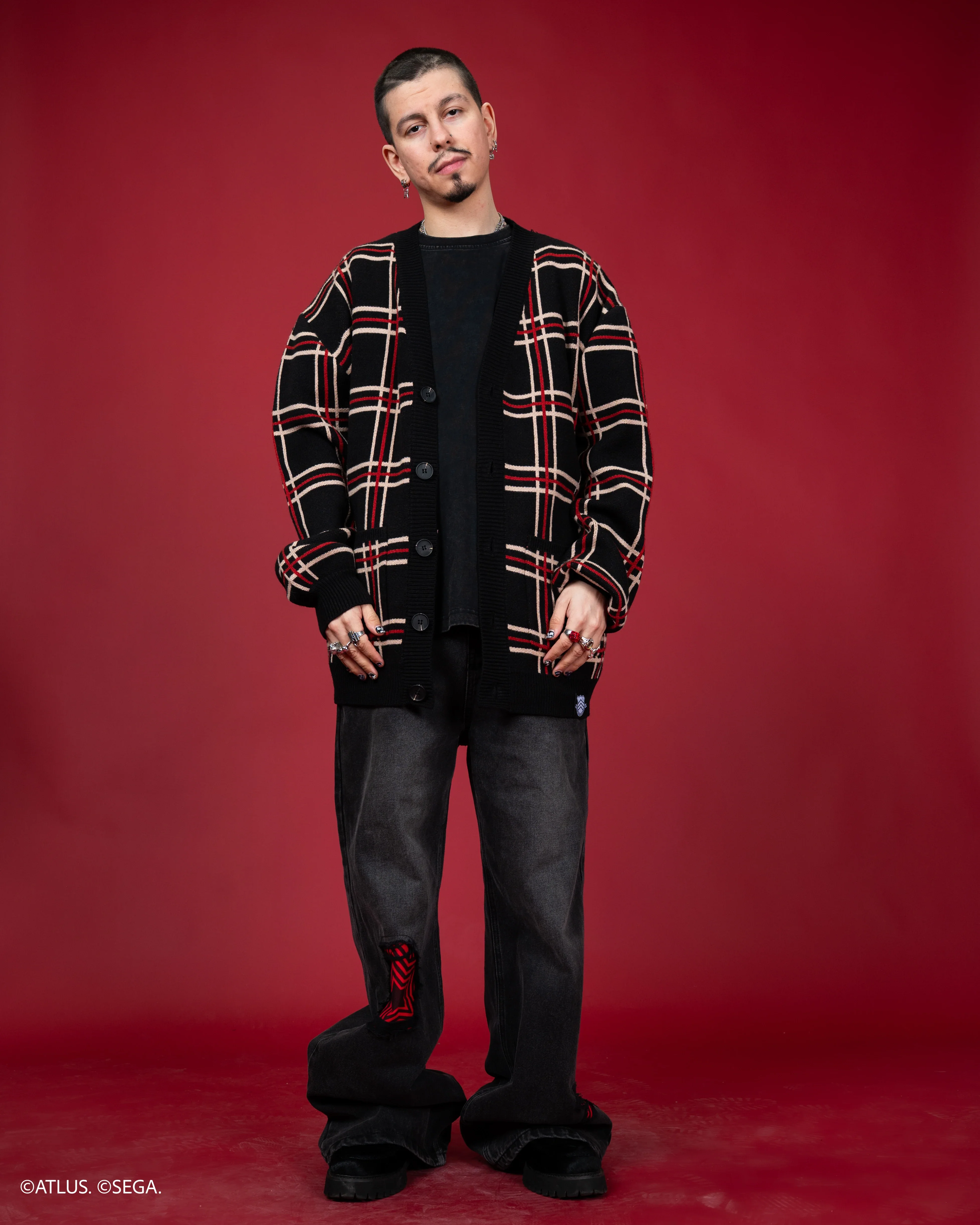 Shujin Academy Plaid Cardigan - Image 3