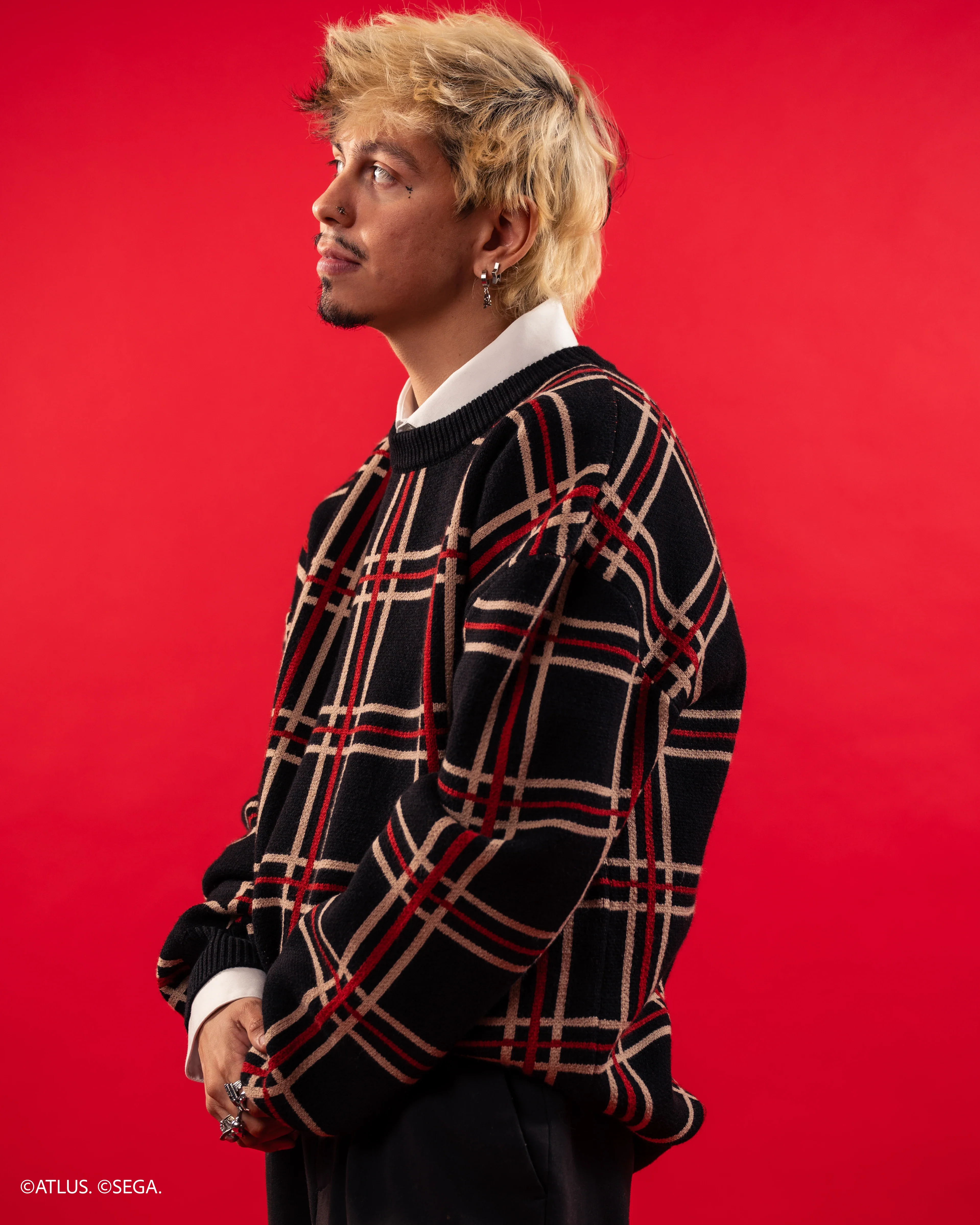 Shujin Academy Plaid Sweater - Image 5