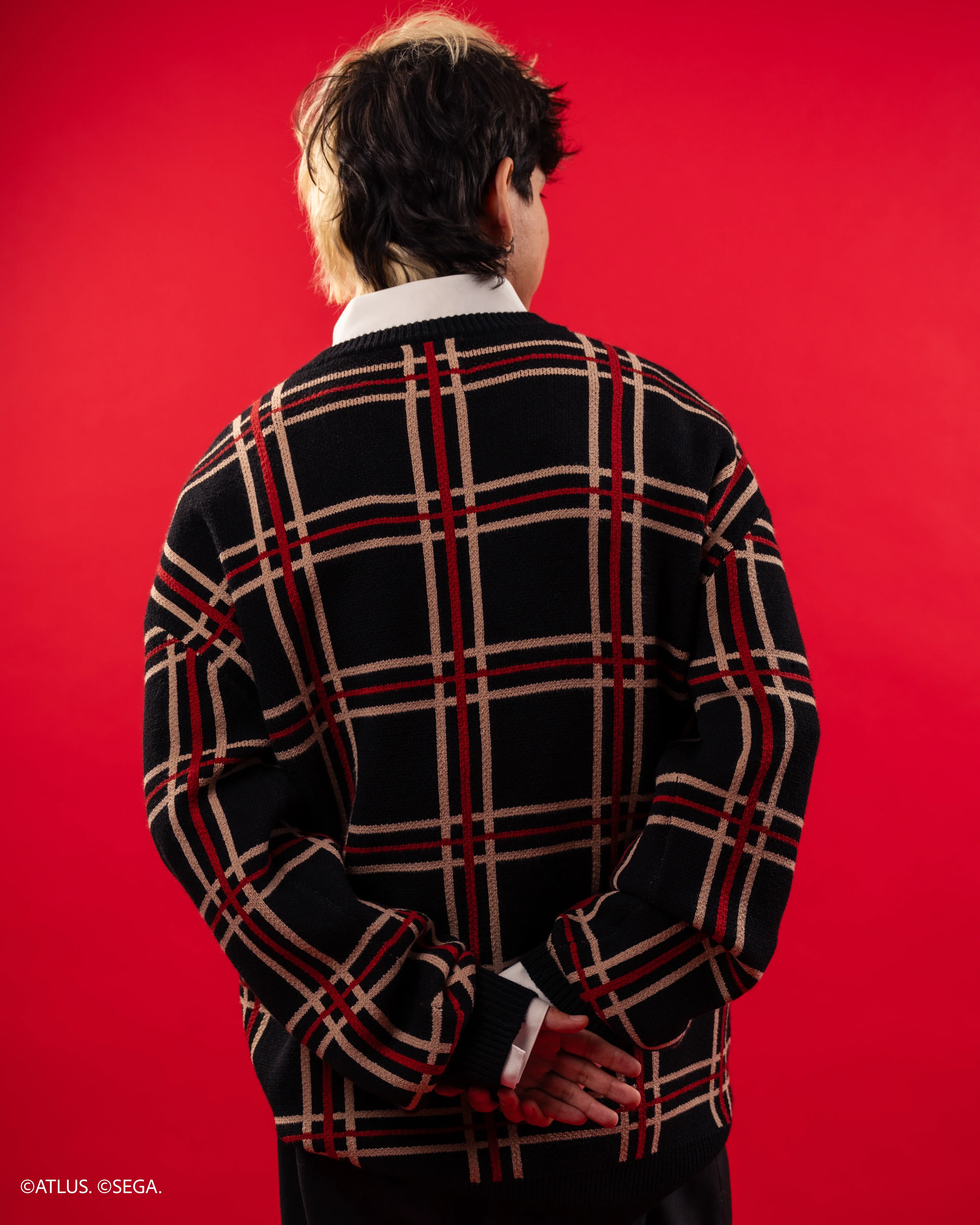 Shujin Academy Plaid Sweater - Image 6