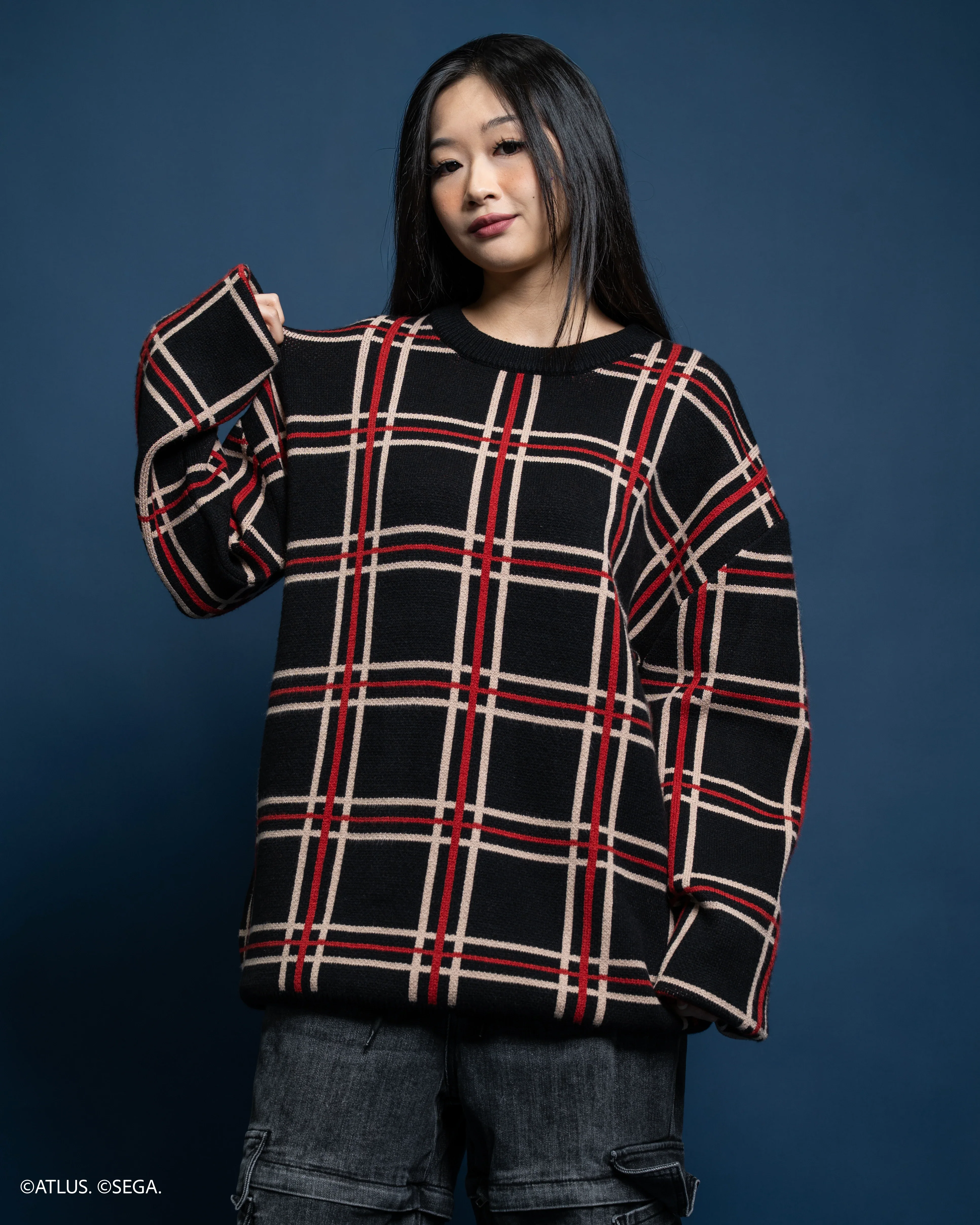 Shujin Academy Plaid Sweater - Image 8
