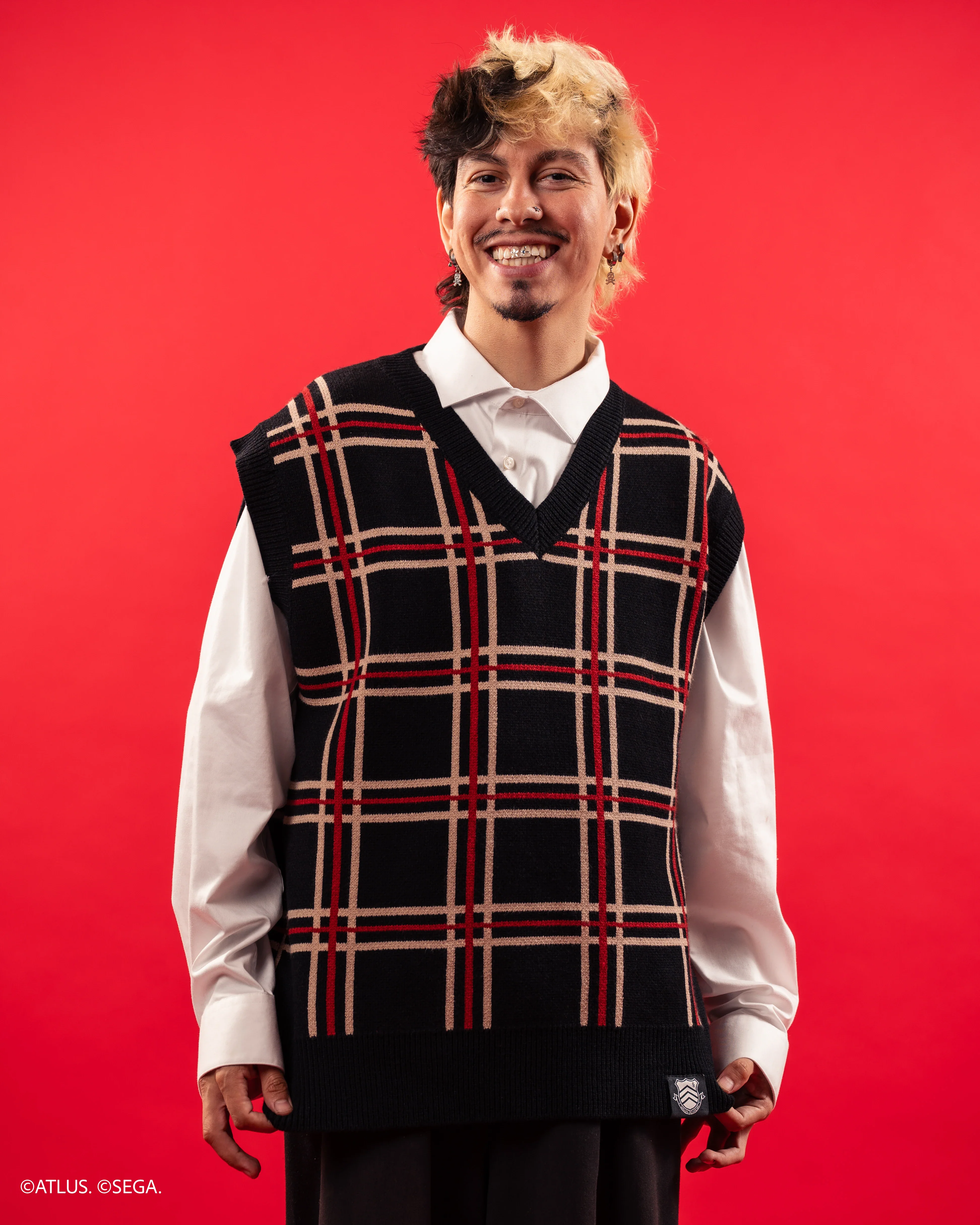 Shujin Academy Plaid Vest - Image 3