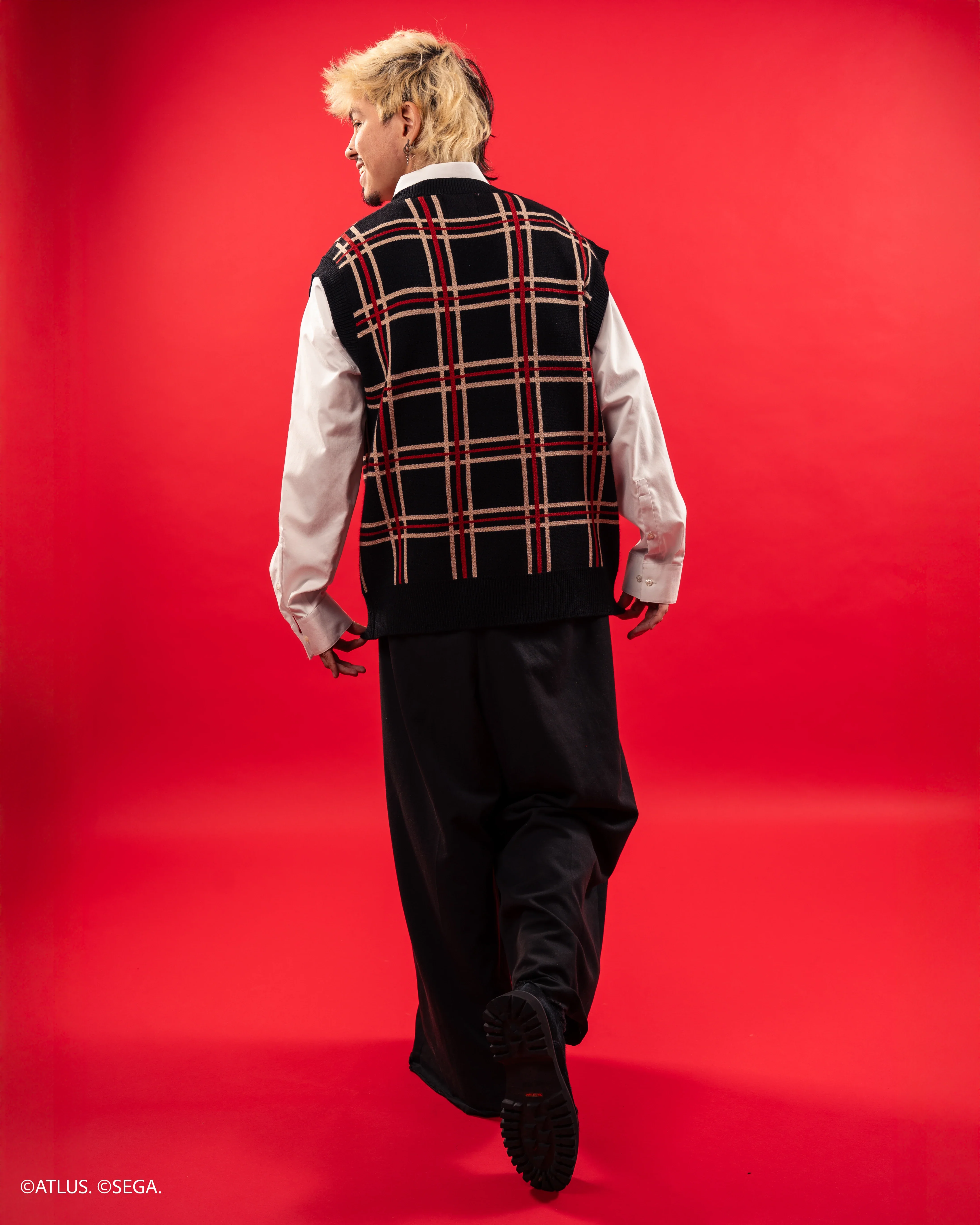Shujin Academy Plaid Vest - Image 4