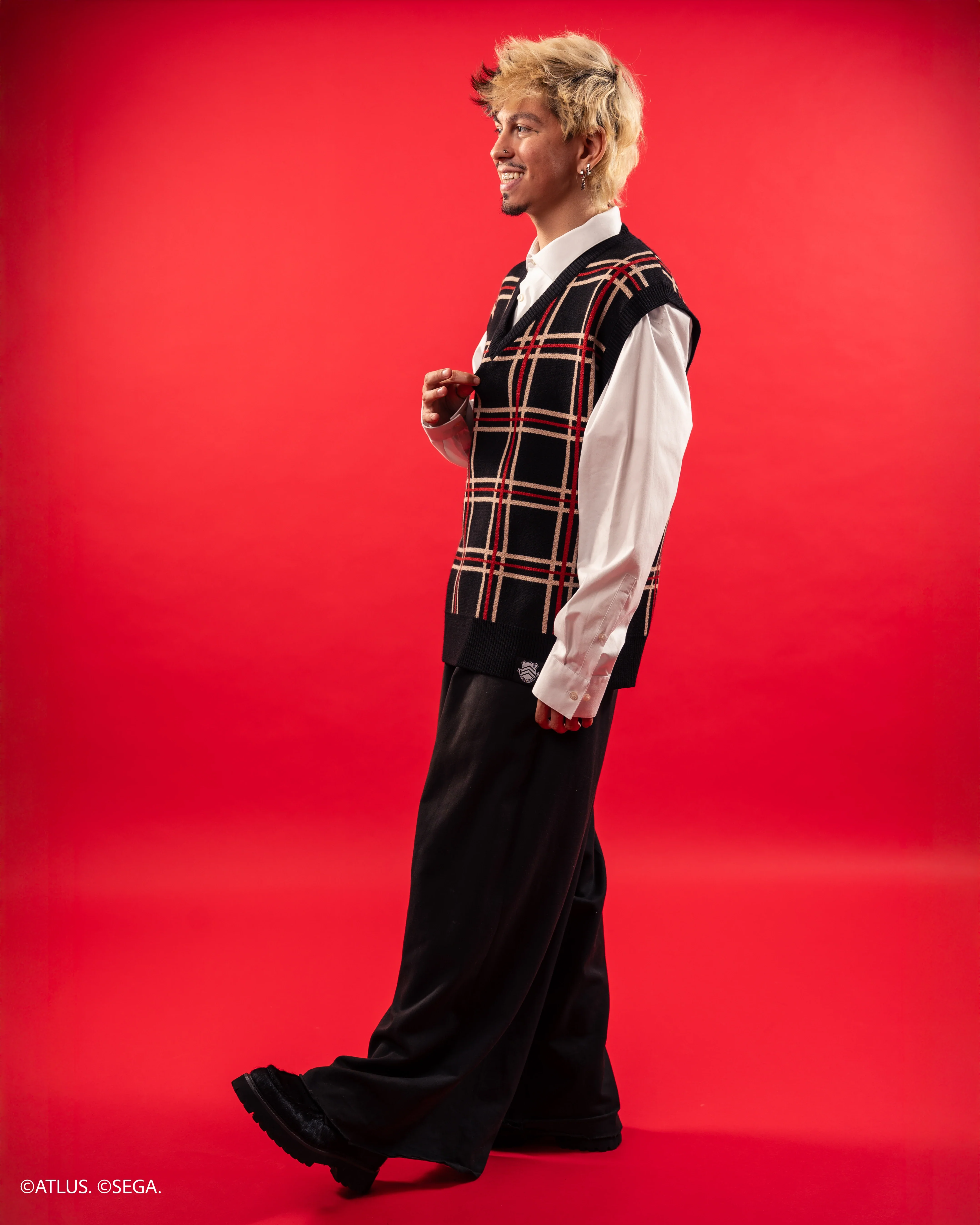 Shujin Academy Plaid Vest - Image 5