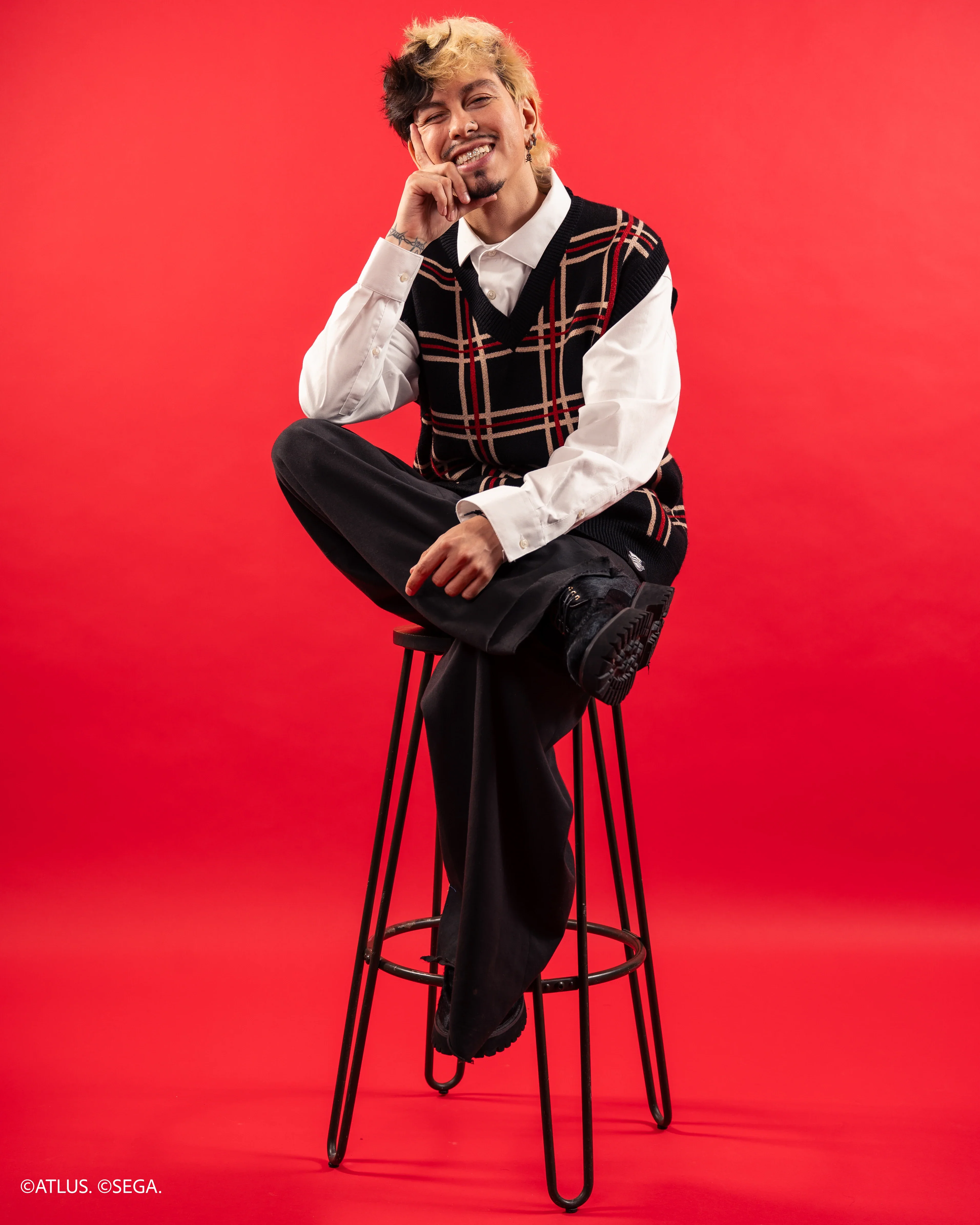 Shujin Academy Plaid Vest - Image 7