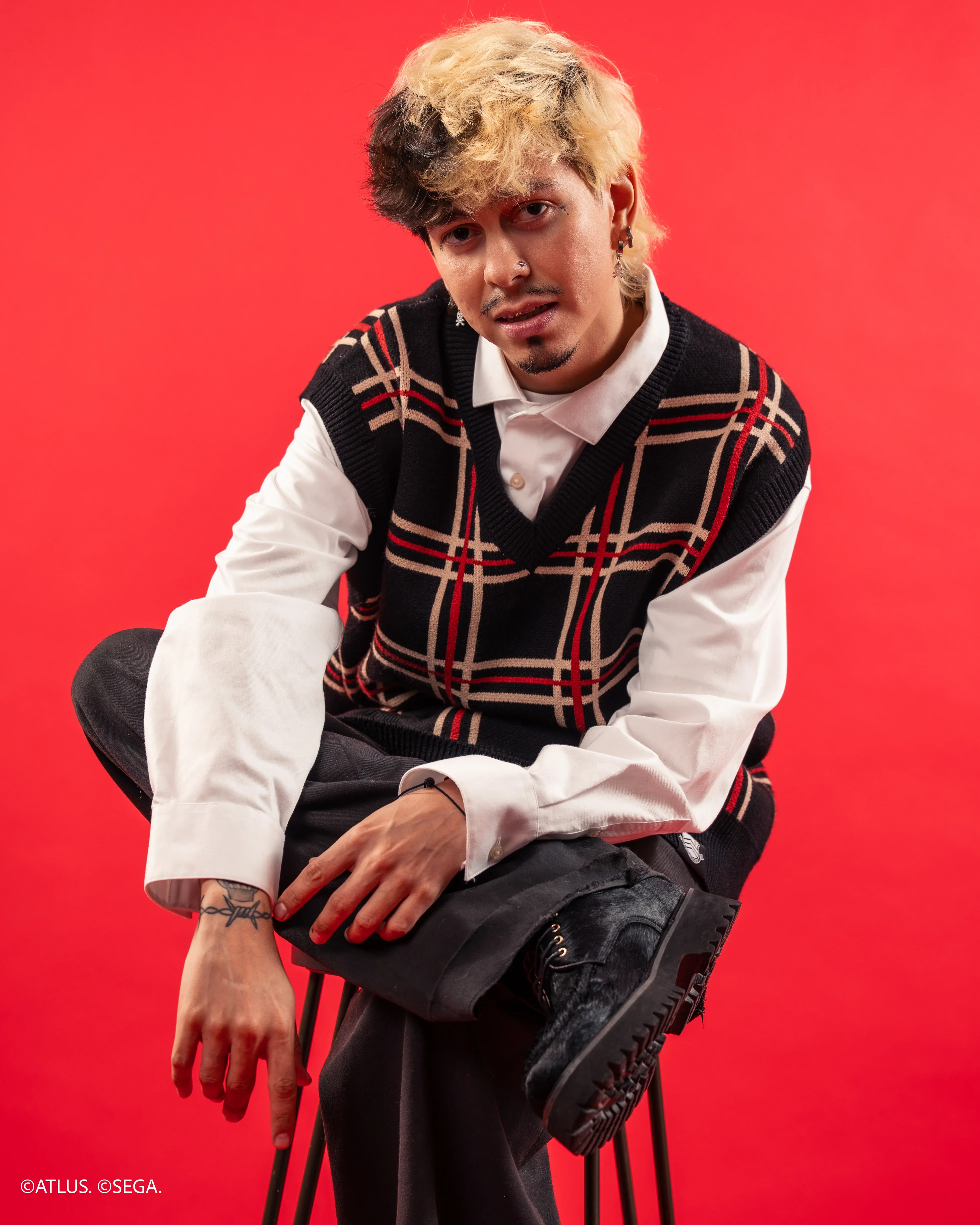 Shujin Academy Plaid Vest - Image 8