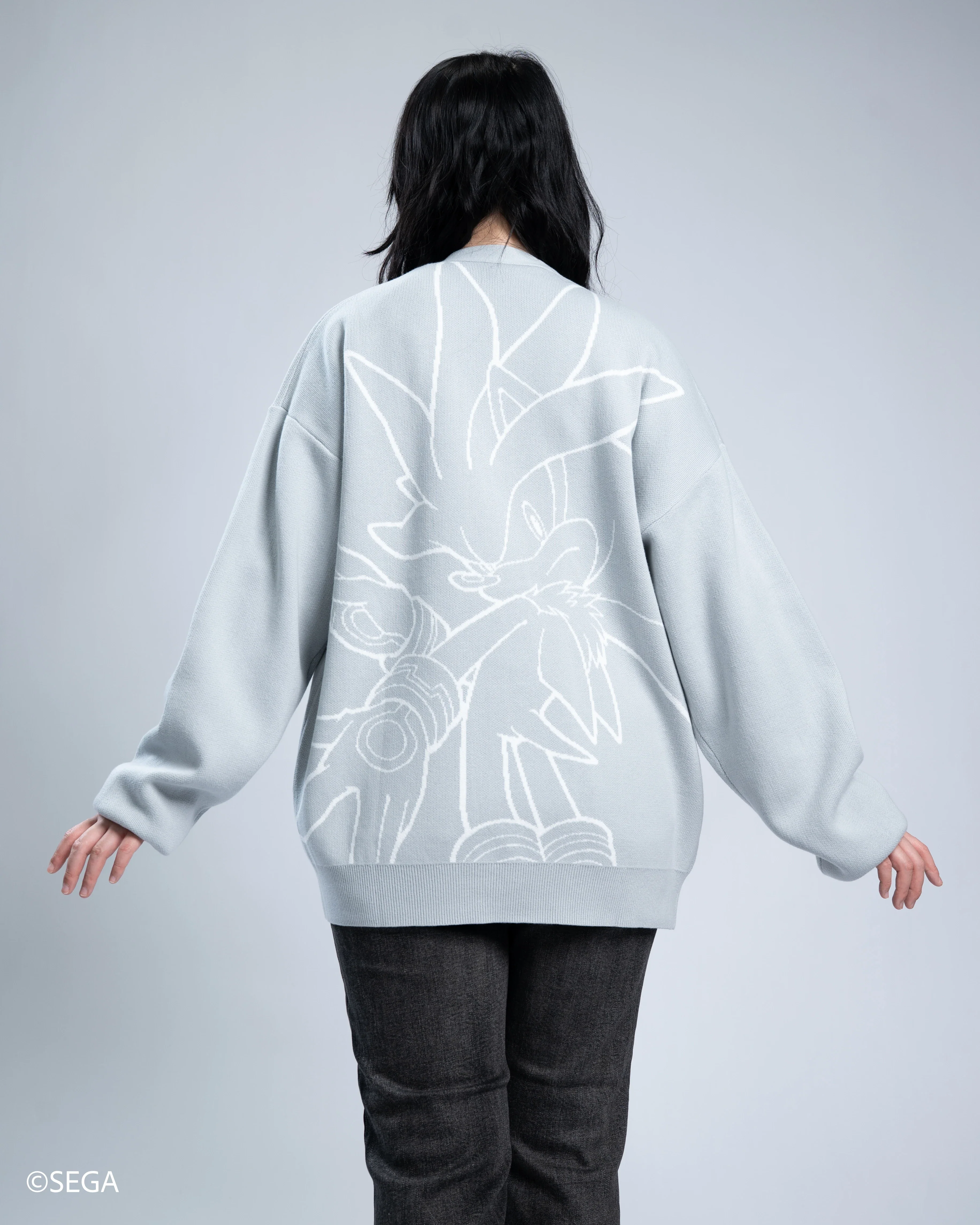 Silver Cardigan - Image 3