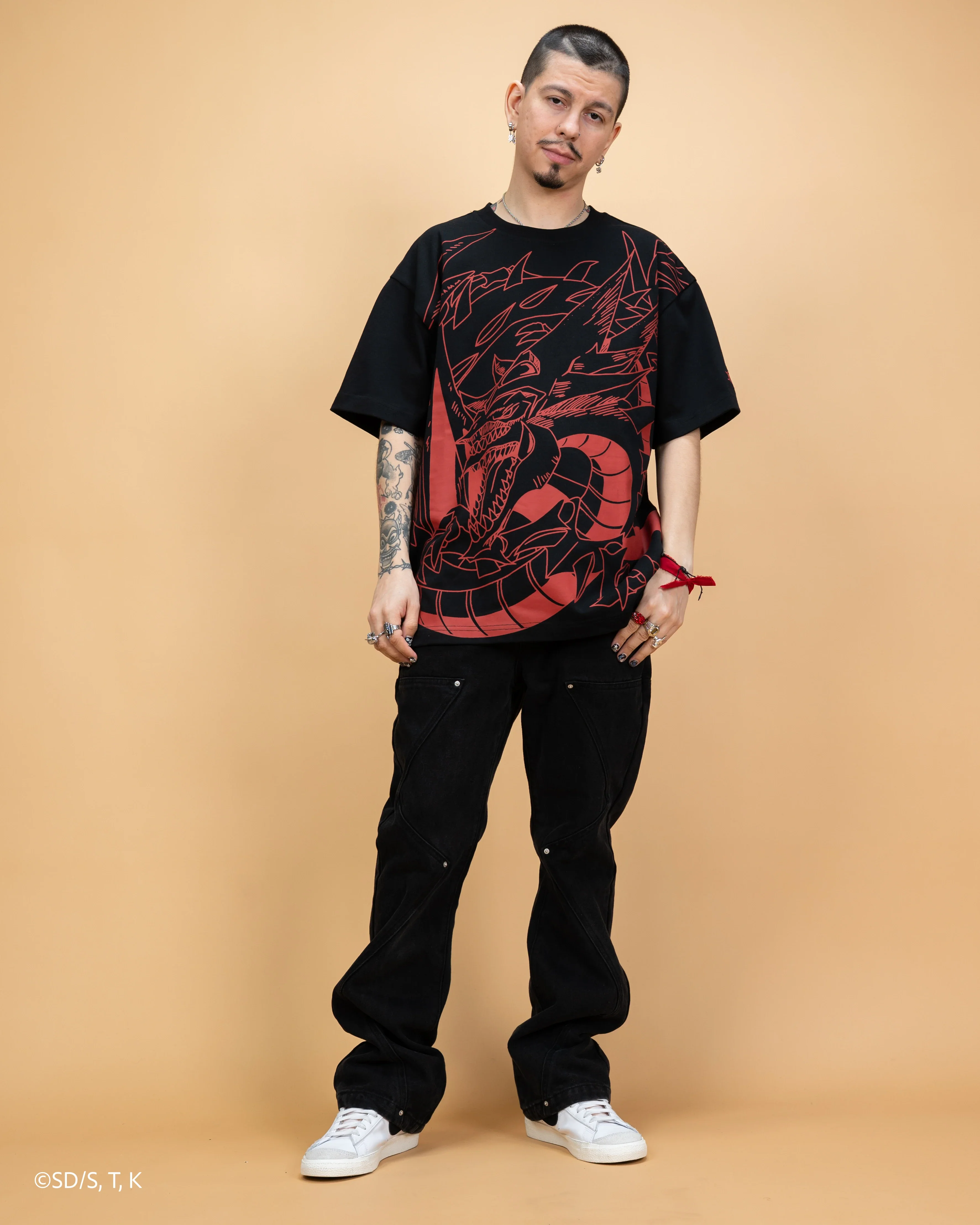 Slifer Front Print Tee - Image 4