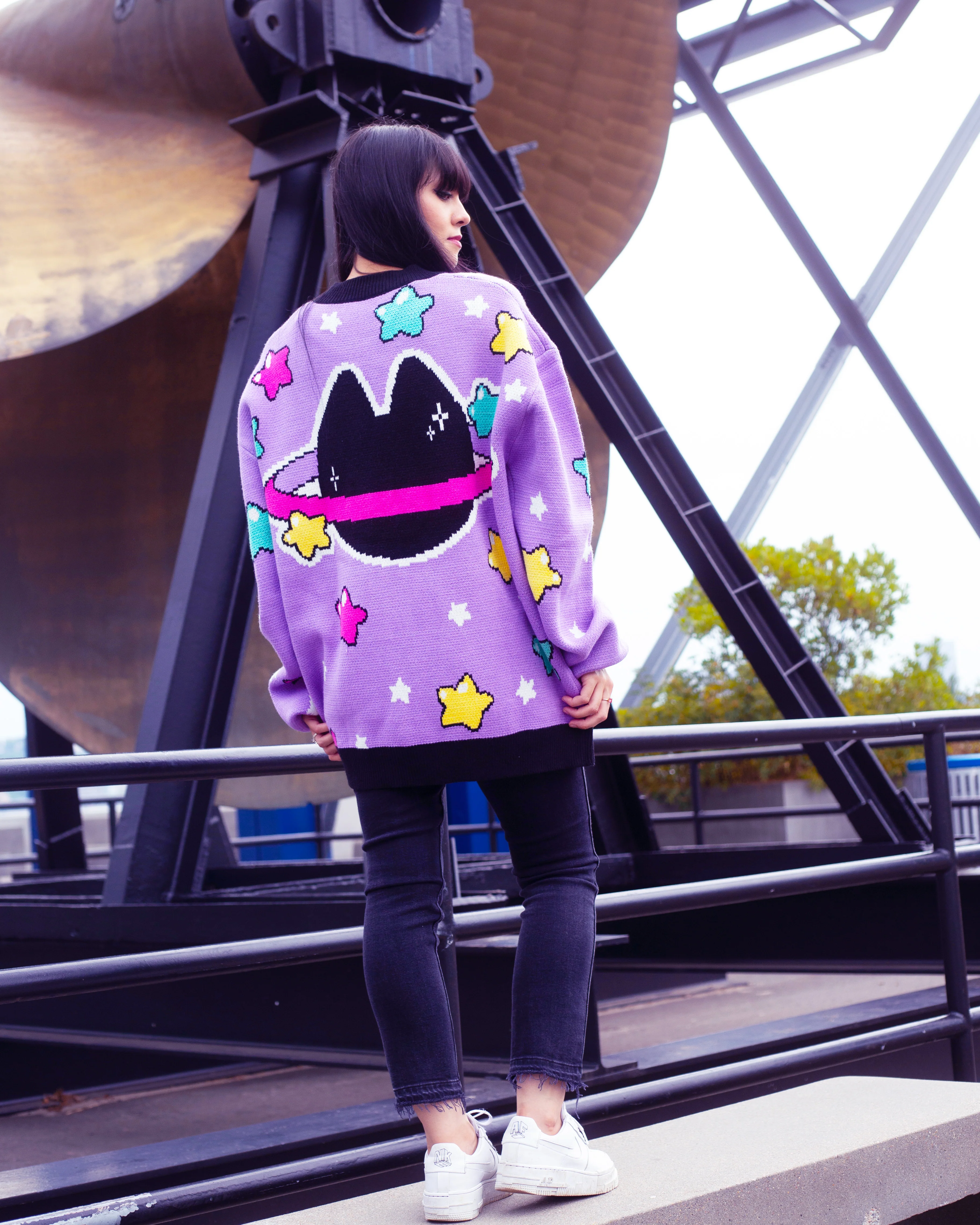 Space Cat Cardigan - Image 3