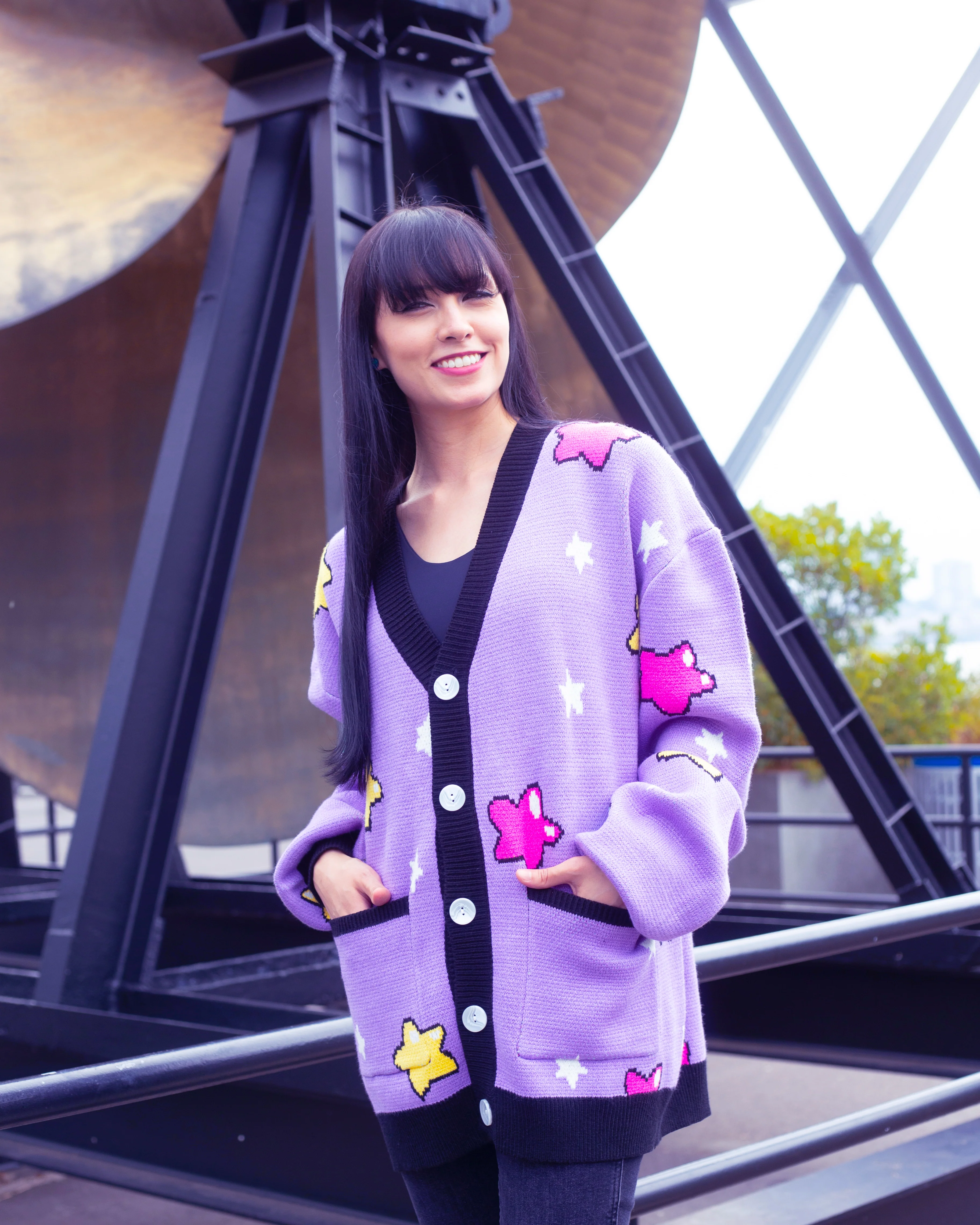 Space Cat Cardigan - Image 4