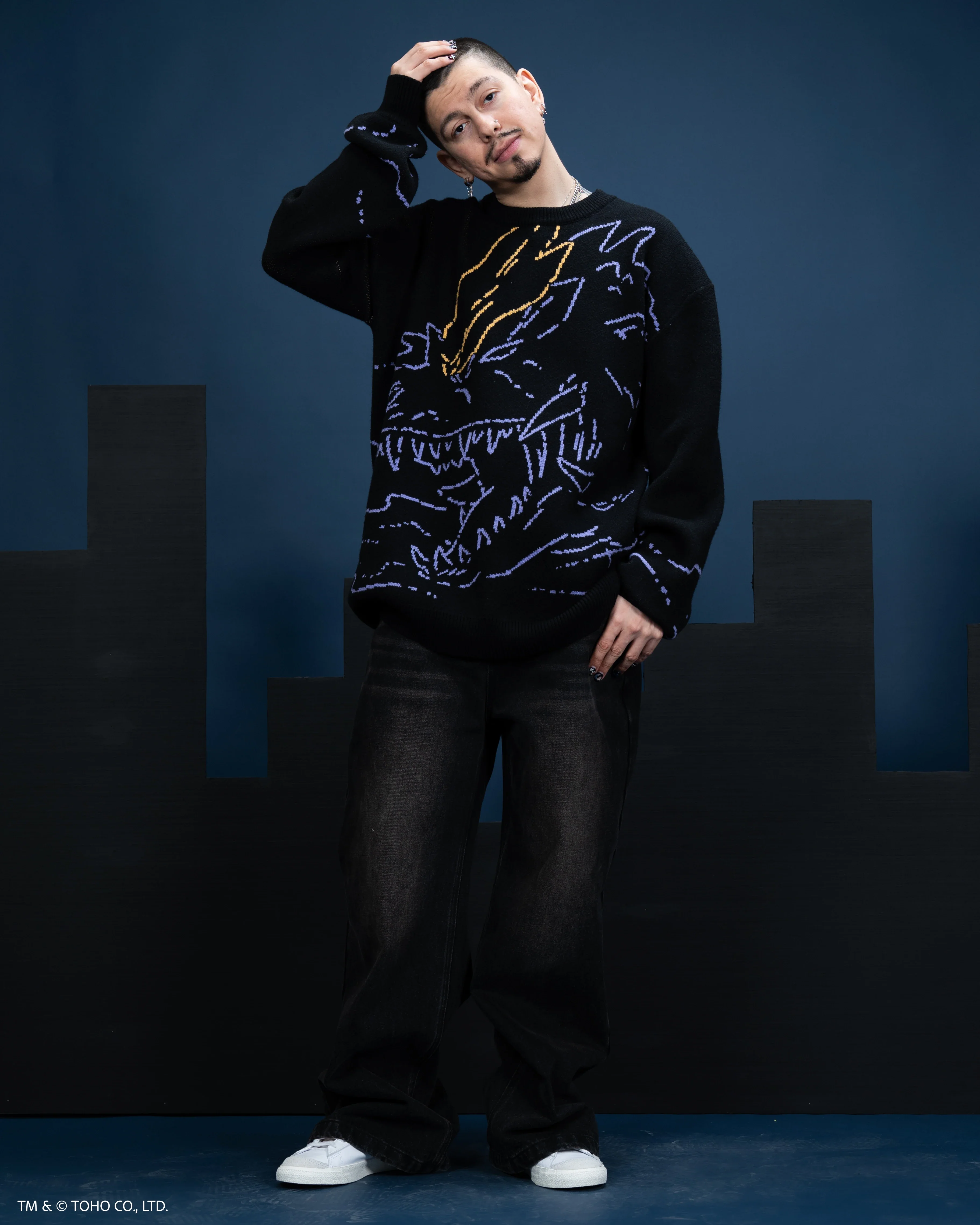 SpaceGodzilla Sweater - Image 7