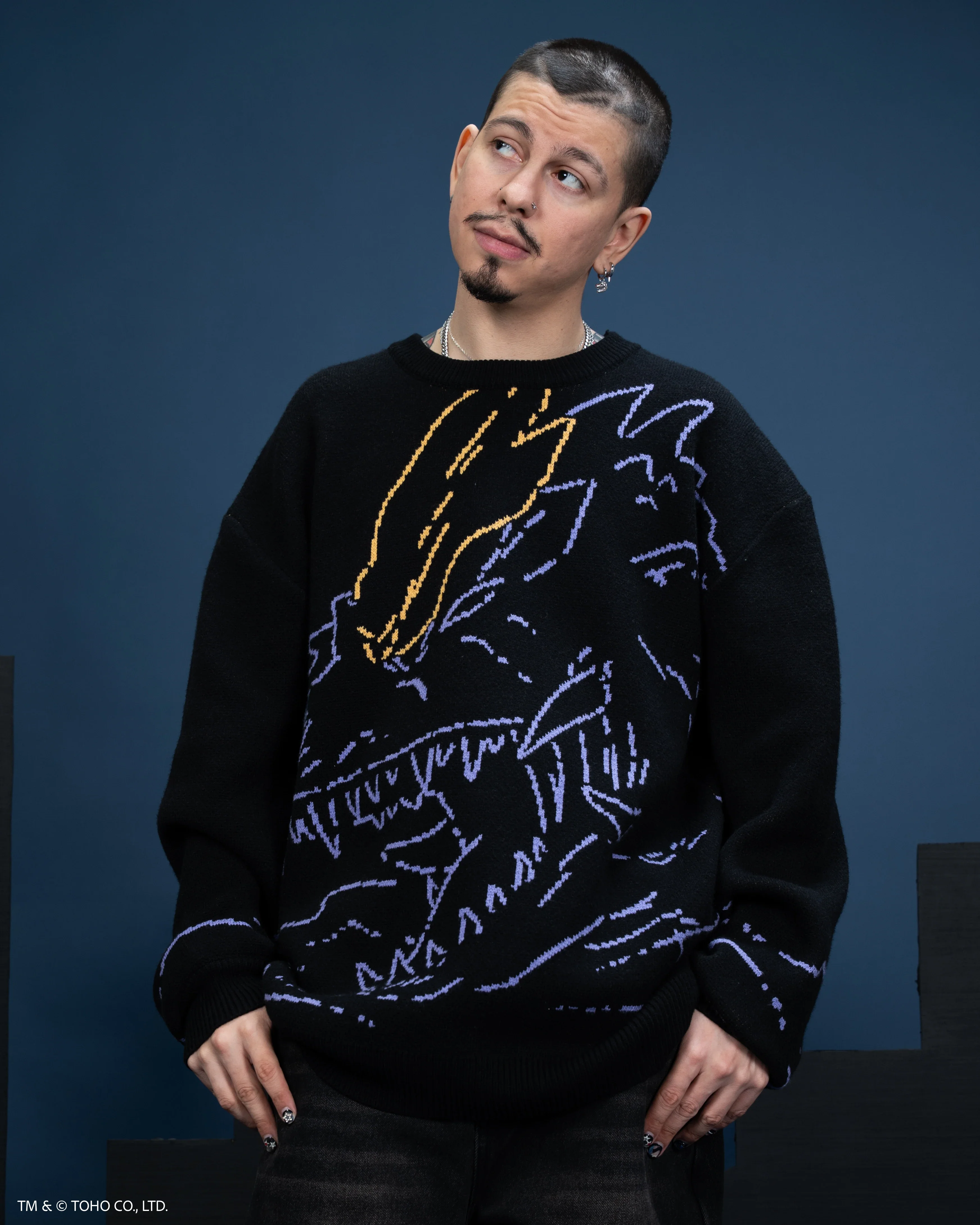 SpaceGodzilla Sweater - Image 8