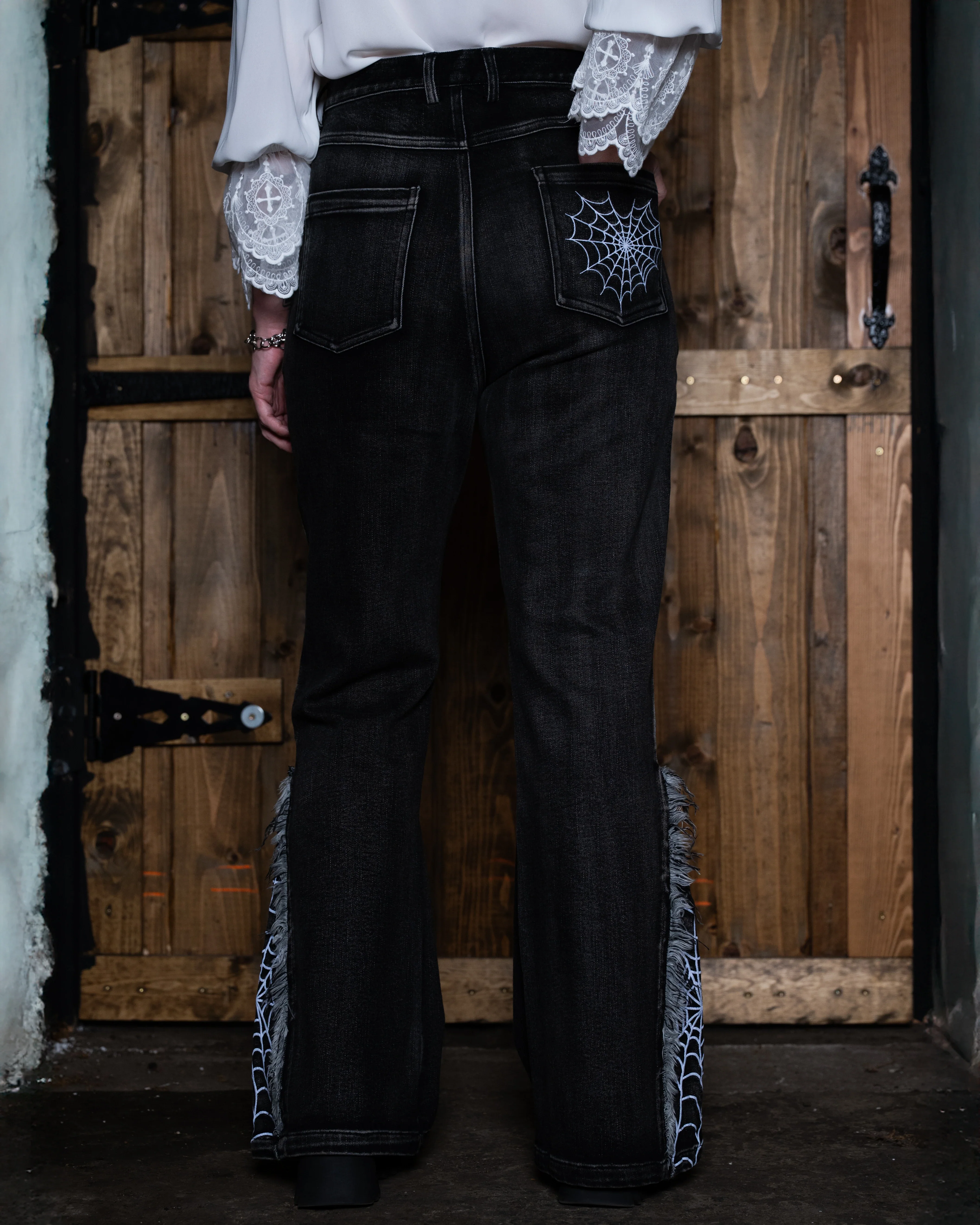 Spider Flared Jeans - Image 3