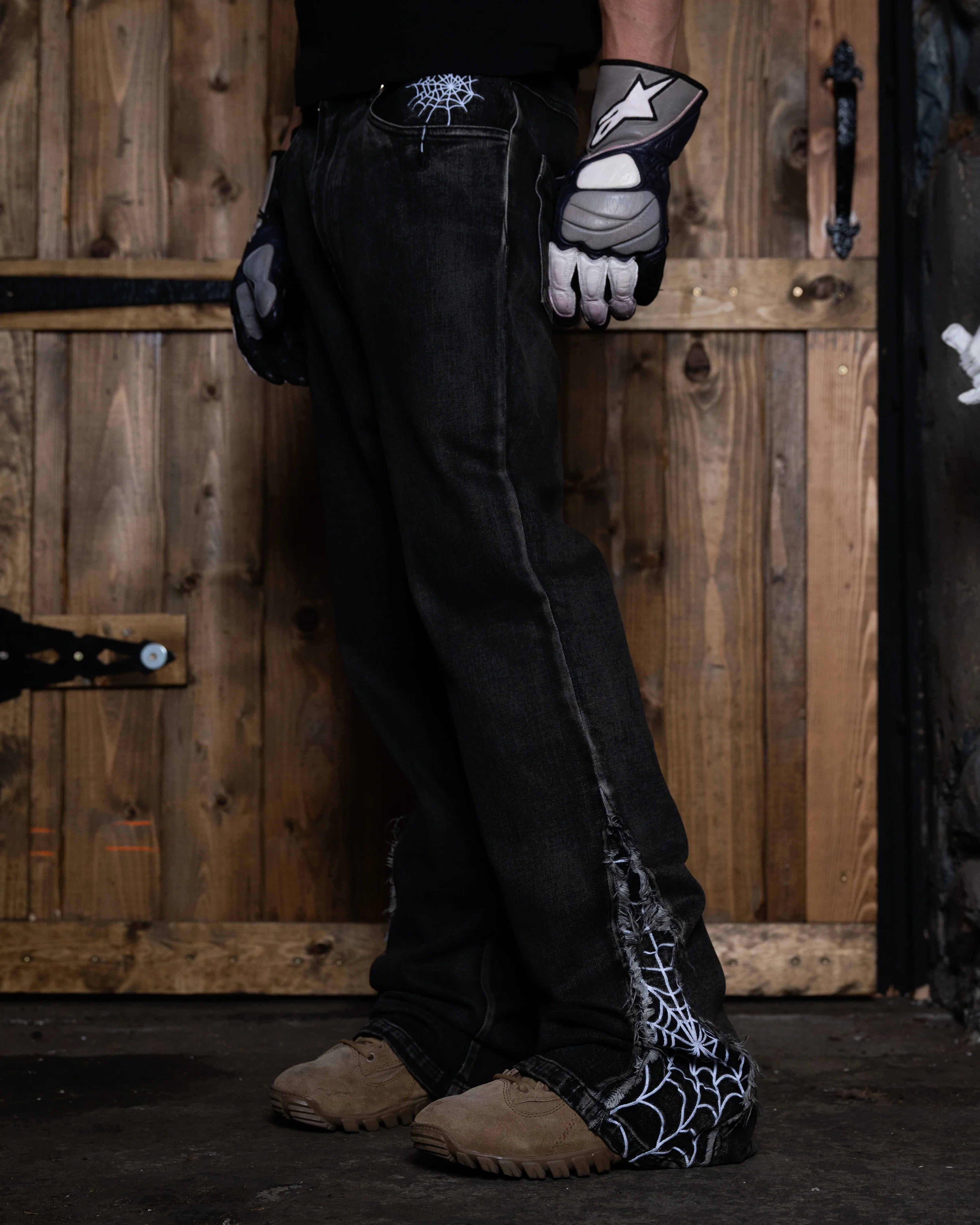 Spider Flared Jeans - Image 8