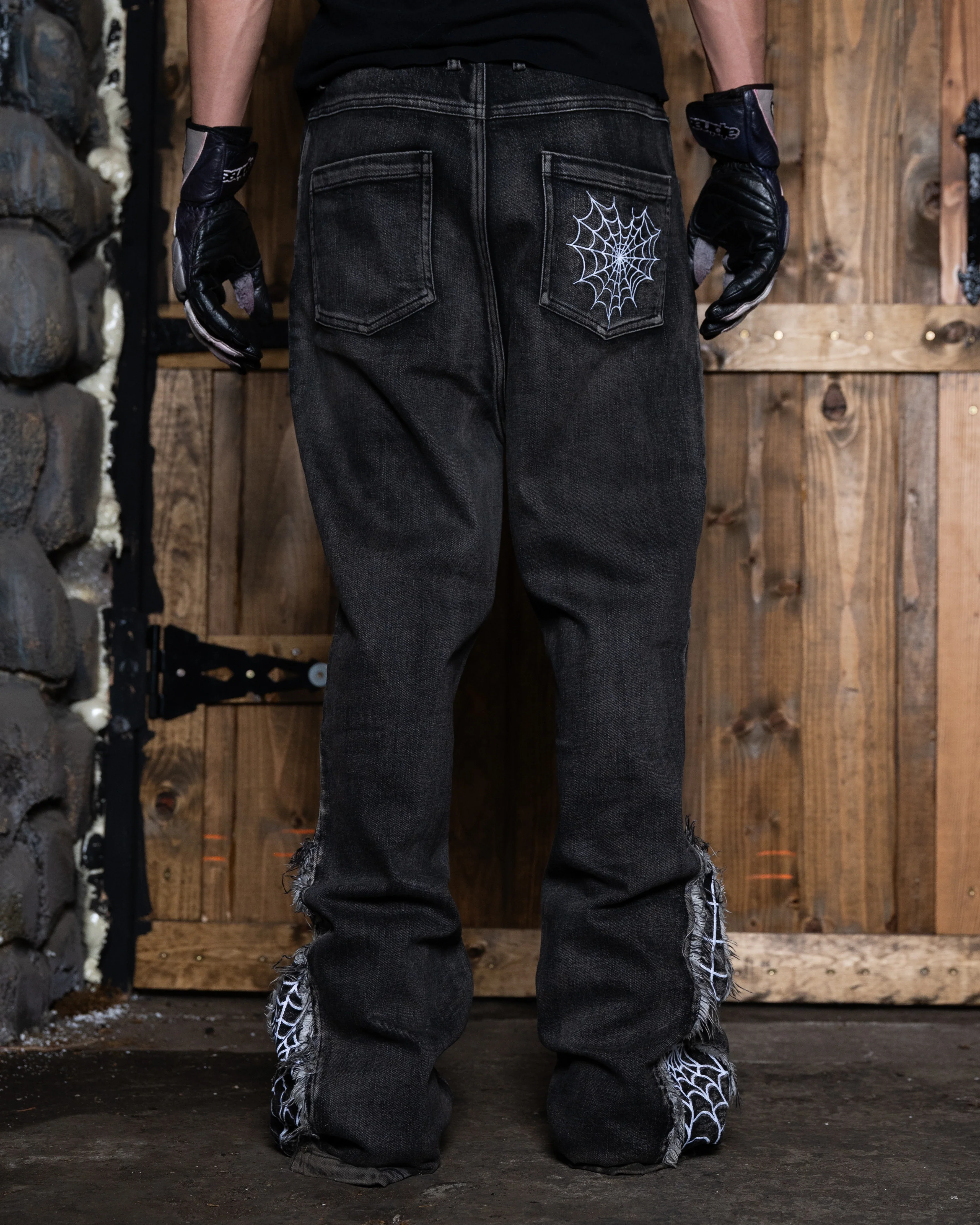 Spider Flared Jeans - Image 9