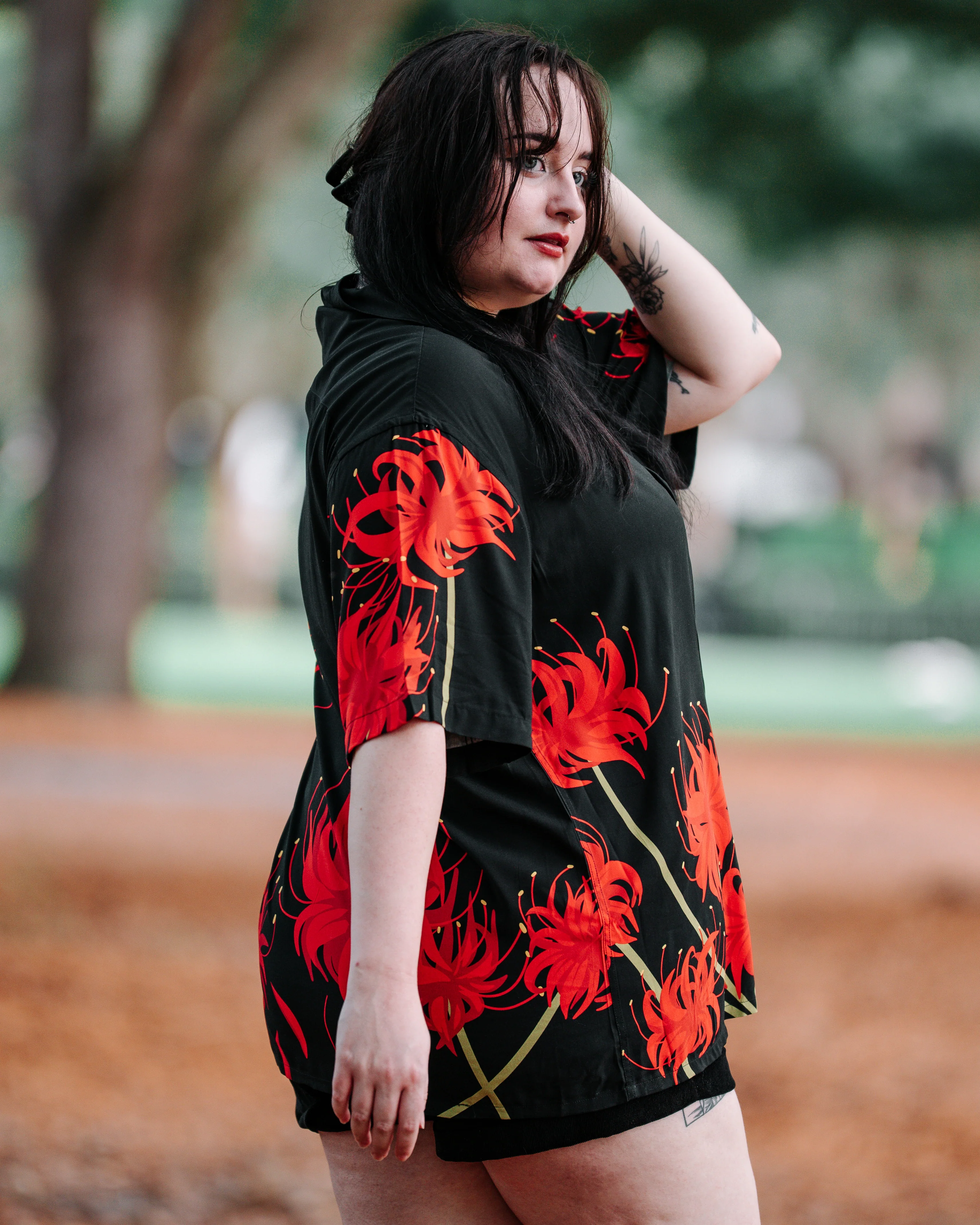 Spider Lily Button Up - Image 5