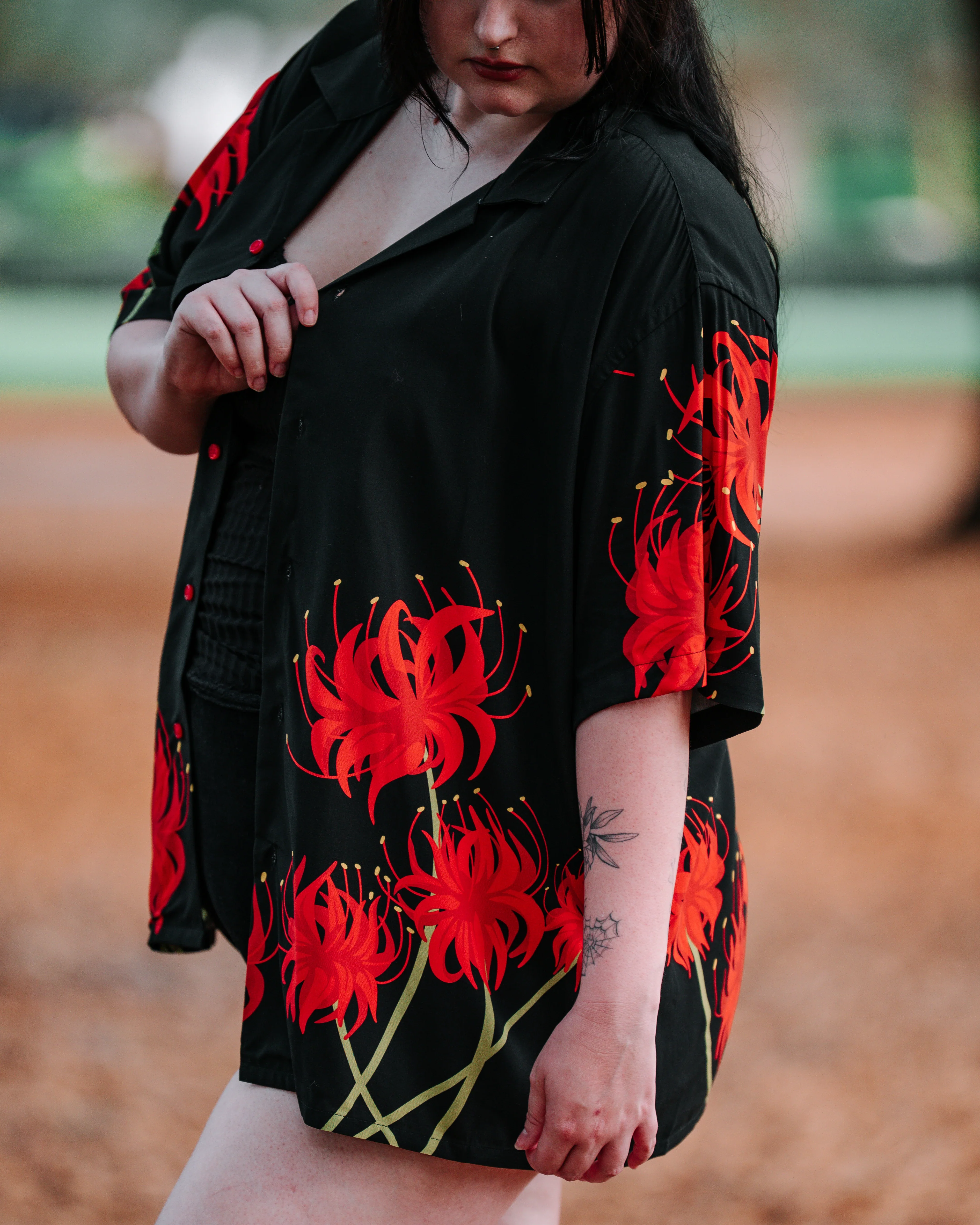 Spider Lily Button Up - Image 6