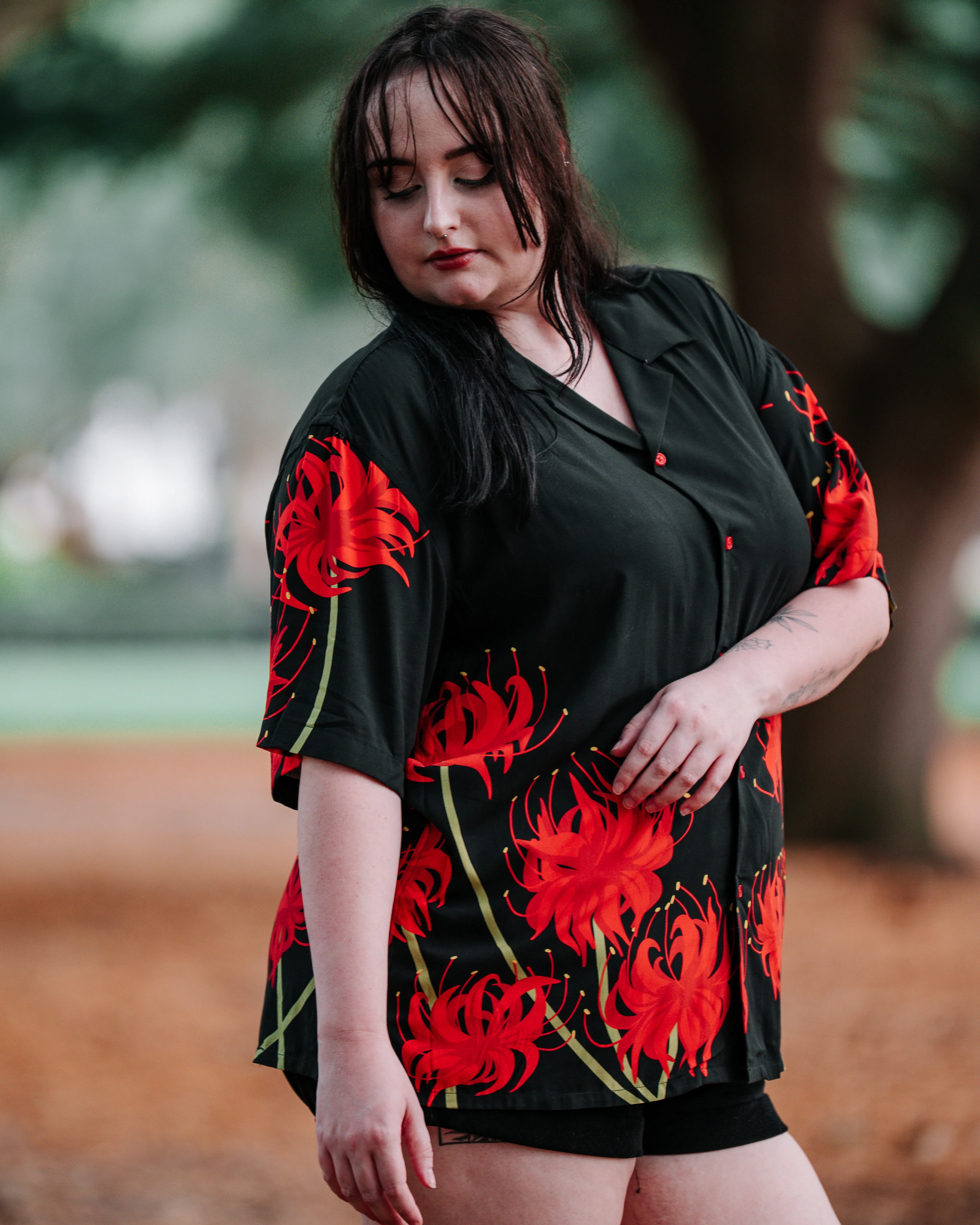 Spider Lily Button Up - Image 7