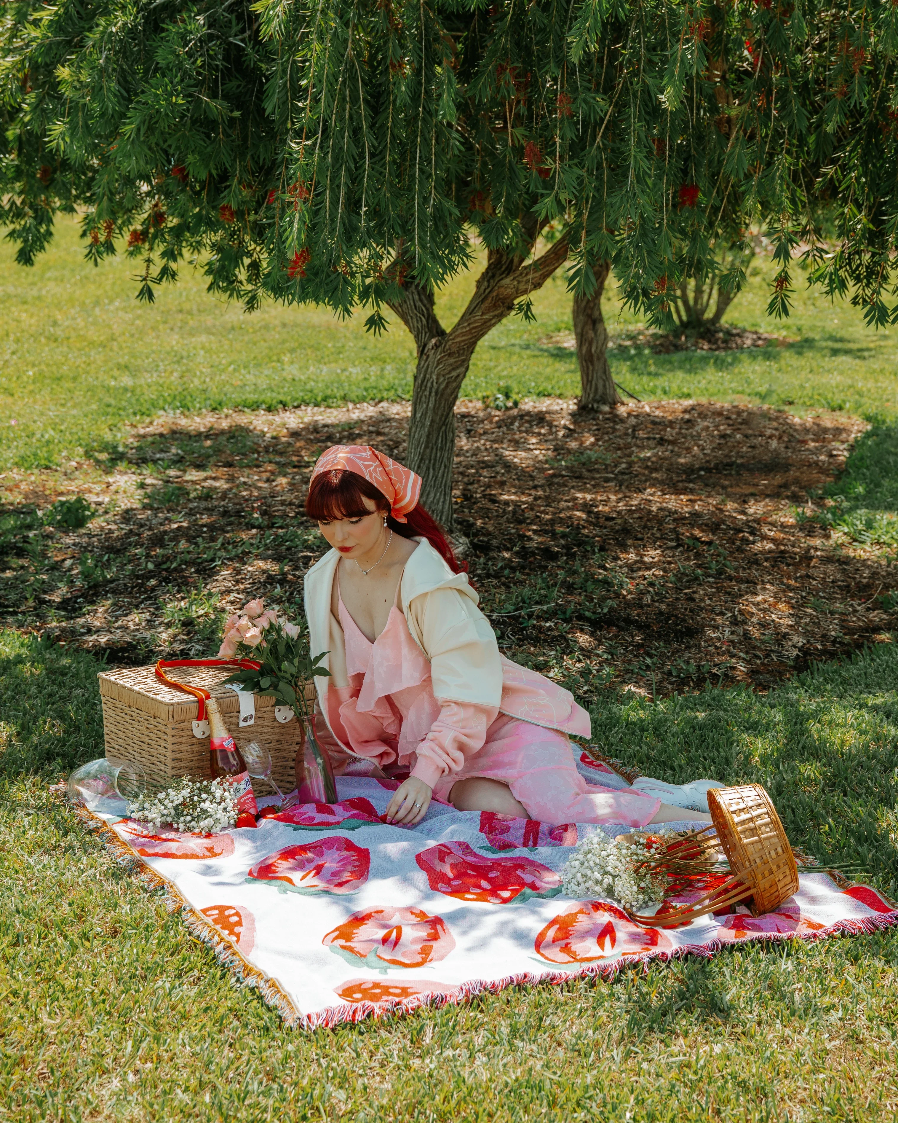 Strawberry Picking Bandana - Image 10