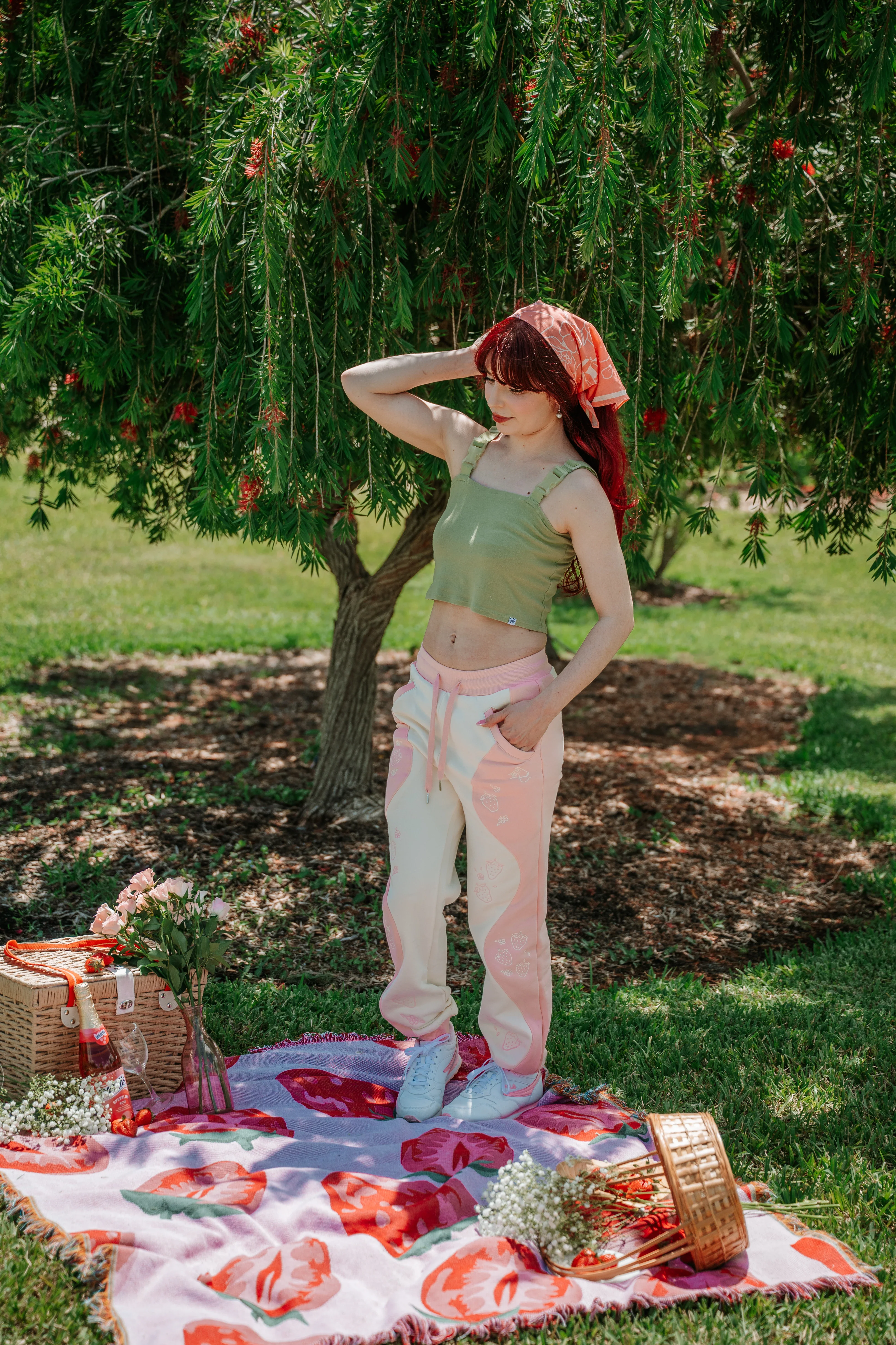 Strawberry Picking Sweat Pants - Image 5