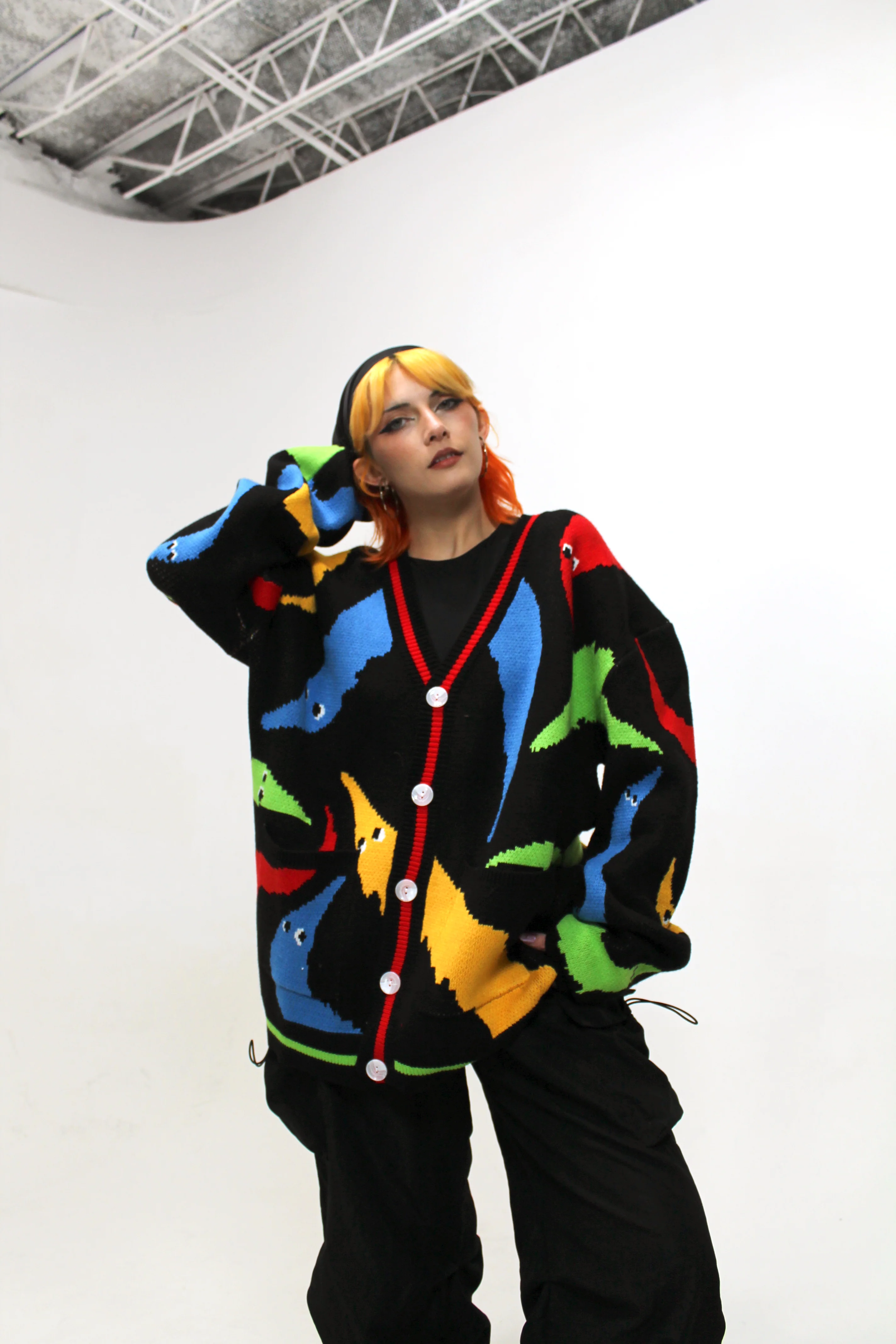 Stringed Worm Cardigan - Image 3