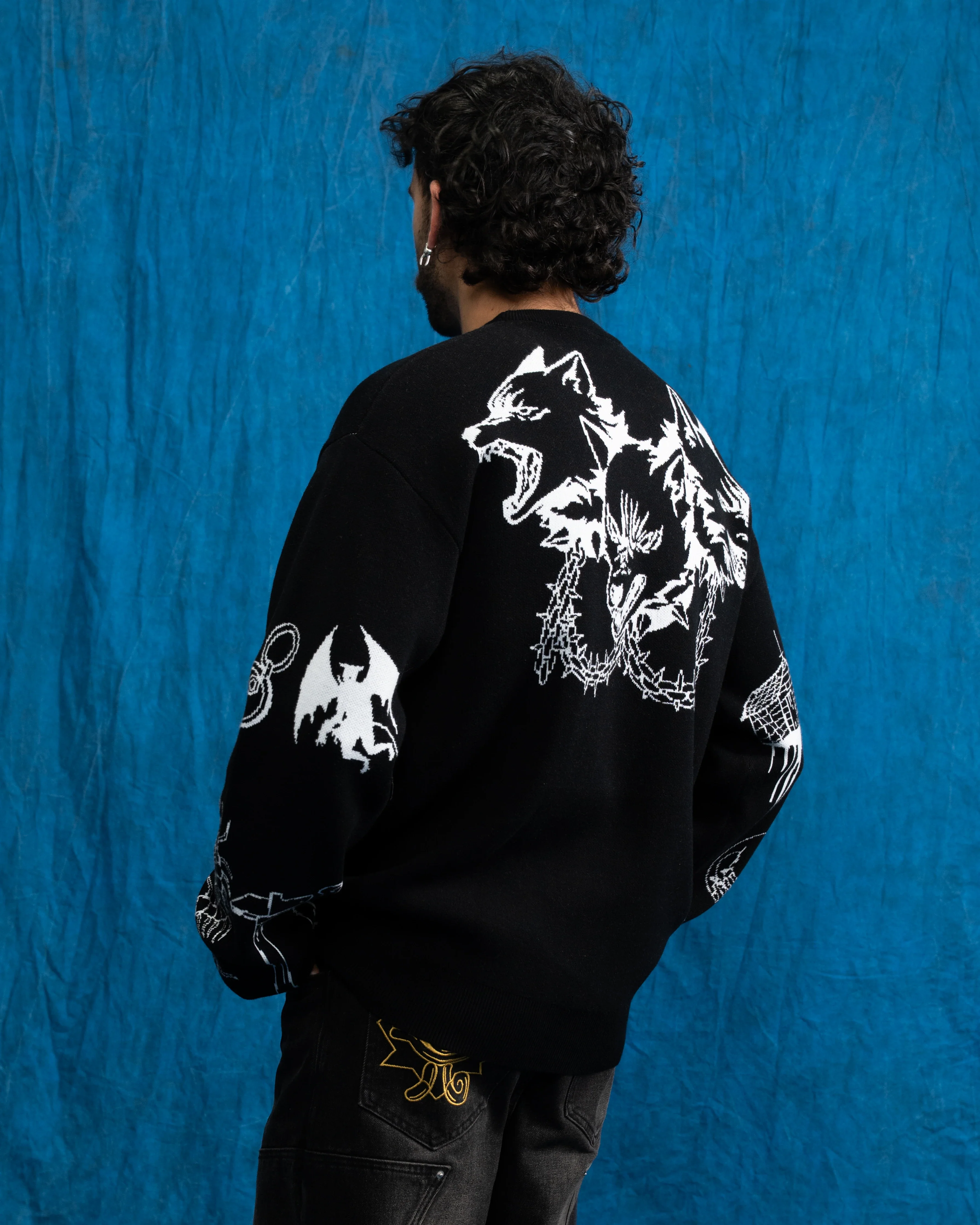 Tattoo Knit Sweater - Image 6