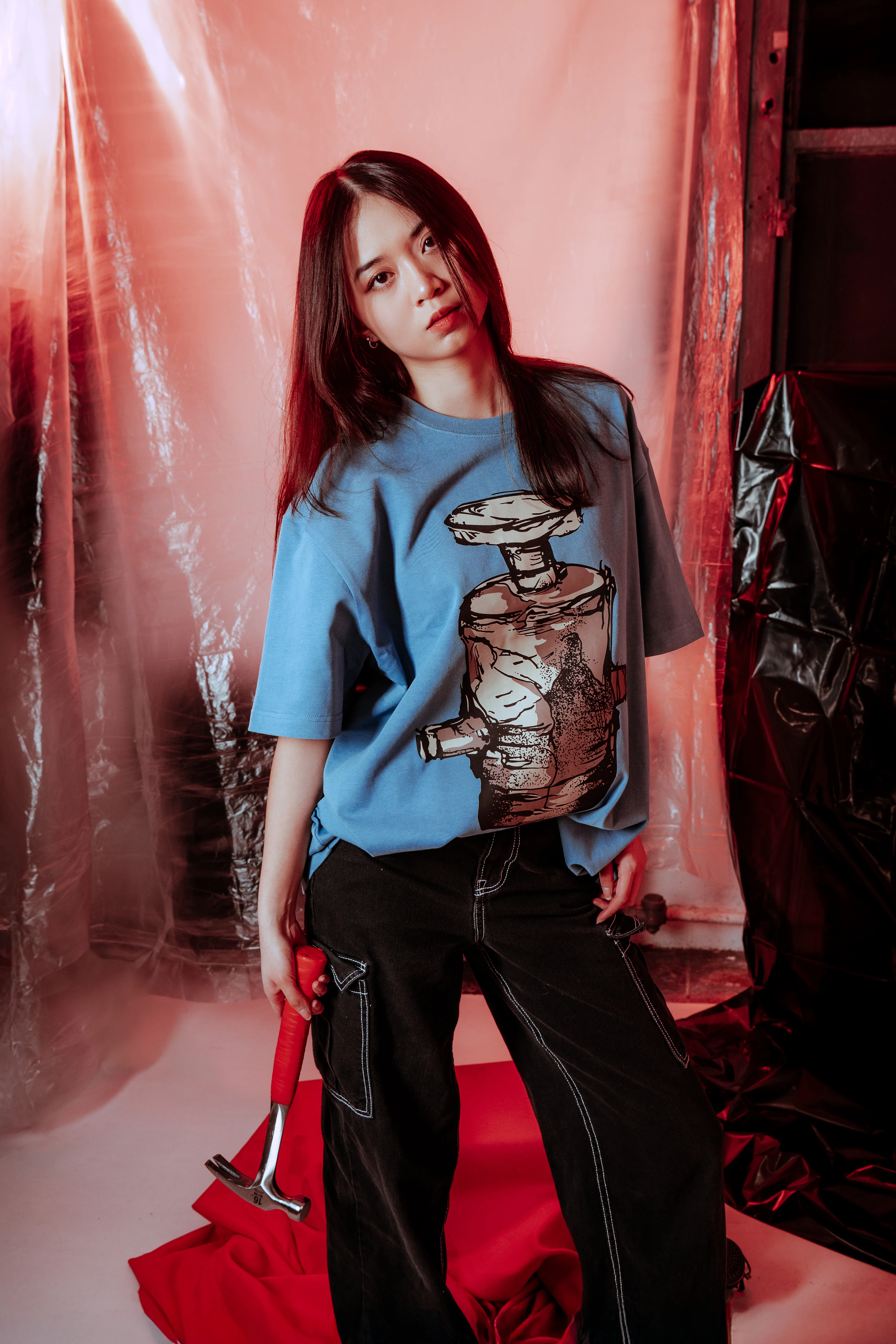Teal Fujita Tee - Image 3
