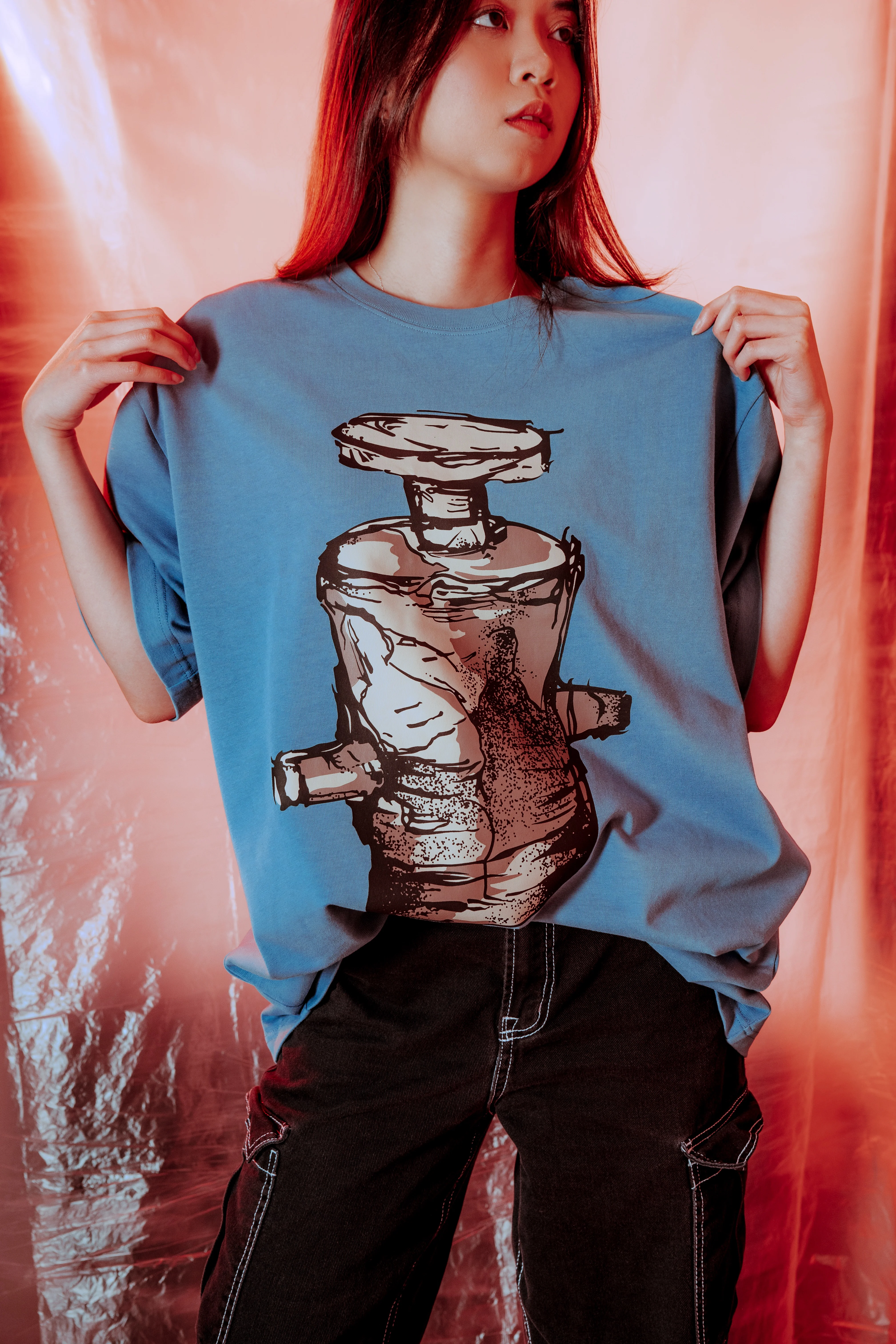 Teal Fujita Tee - Image 4