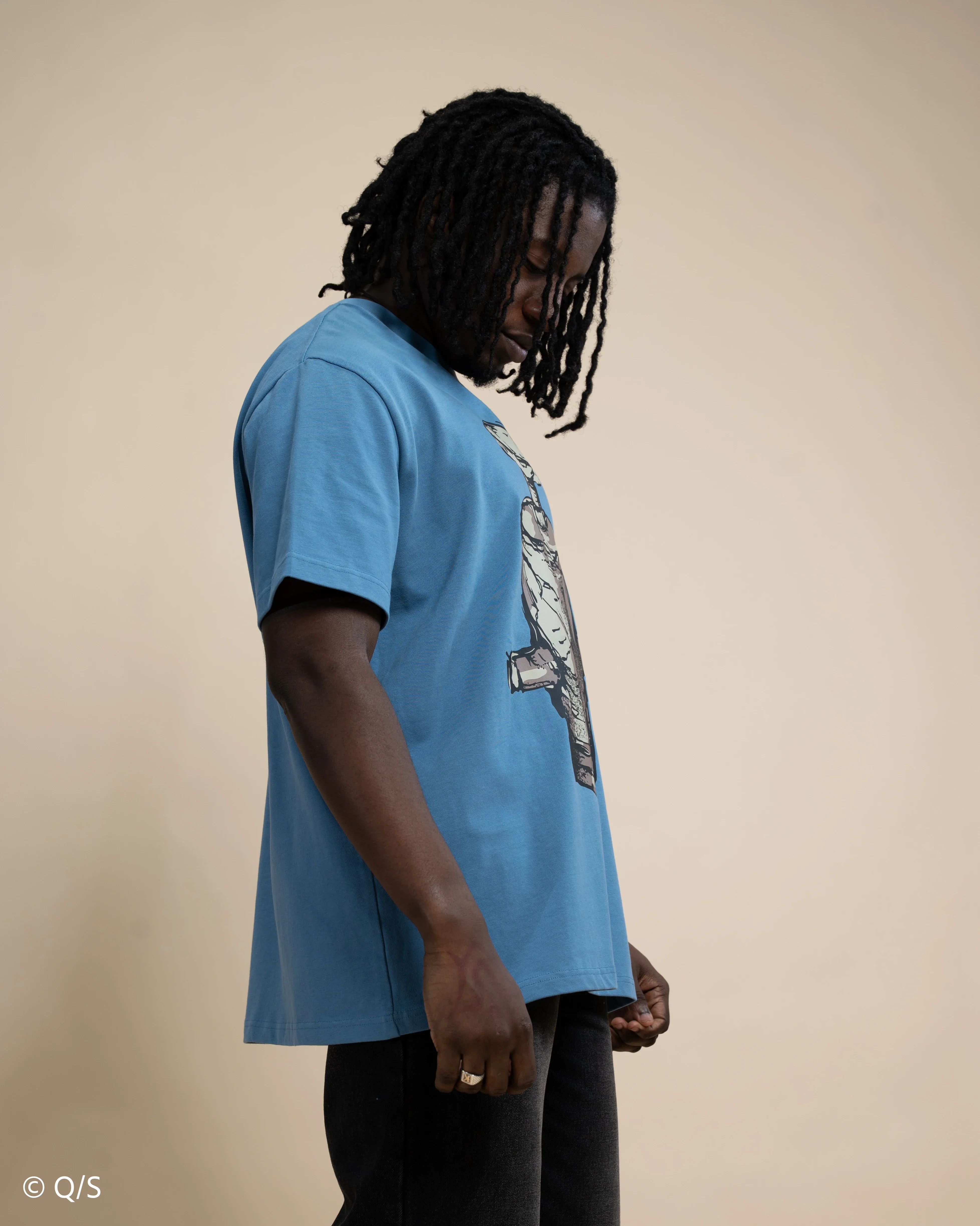 Teal Fujita Tee - Image 9