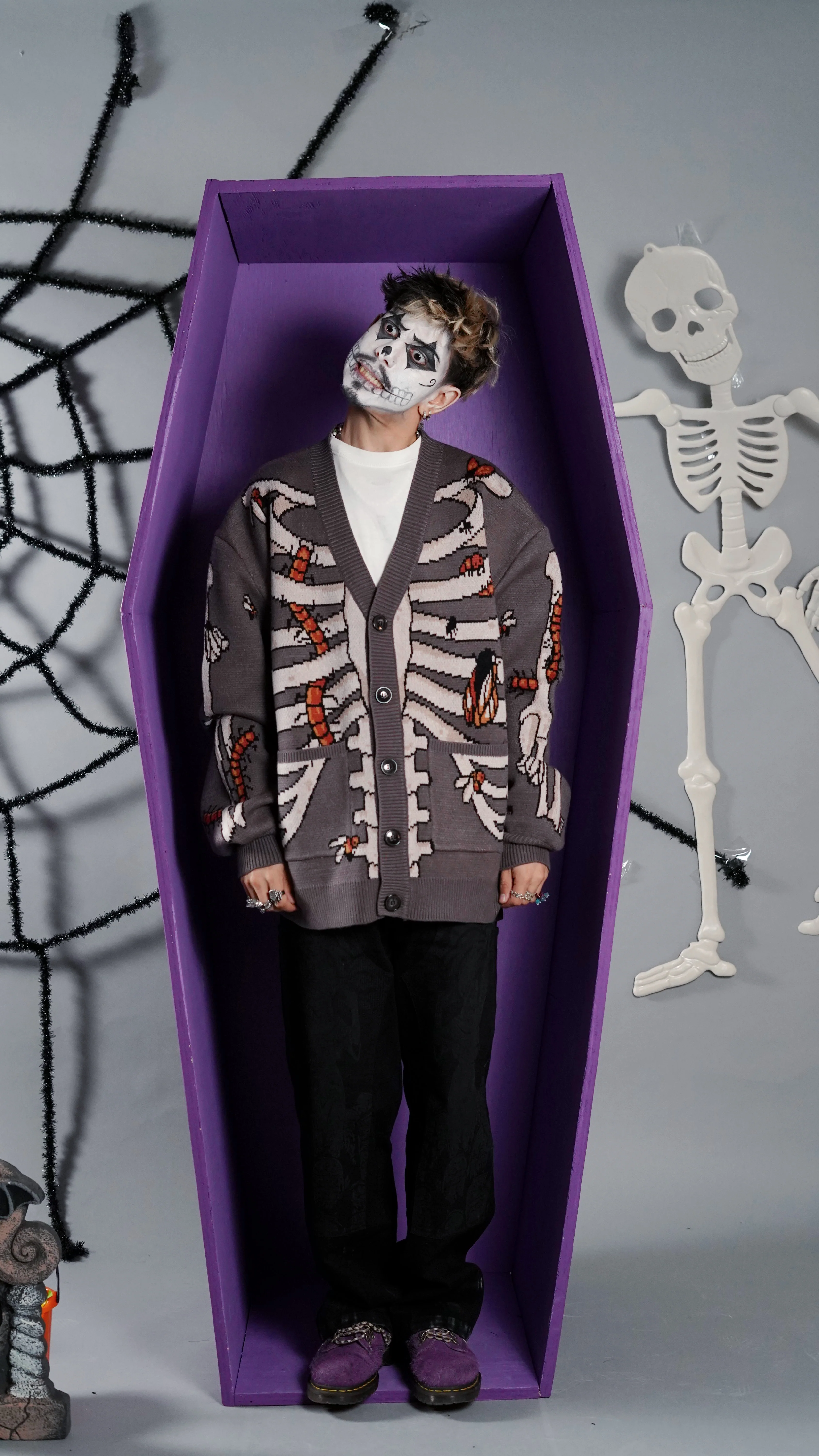 This is Bones! Cardigan - Image 3