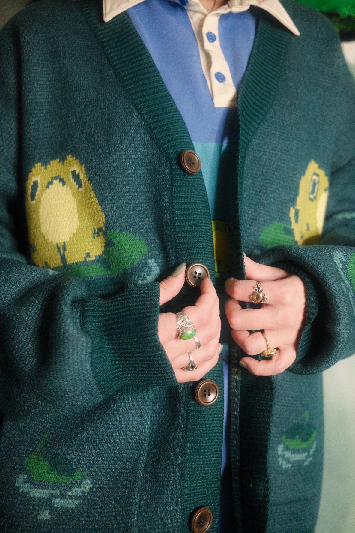 Top Frog Cardigan - Image 6