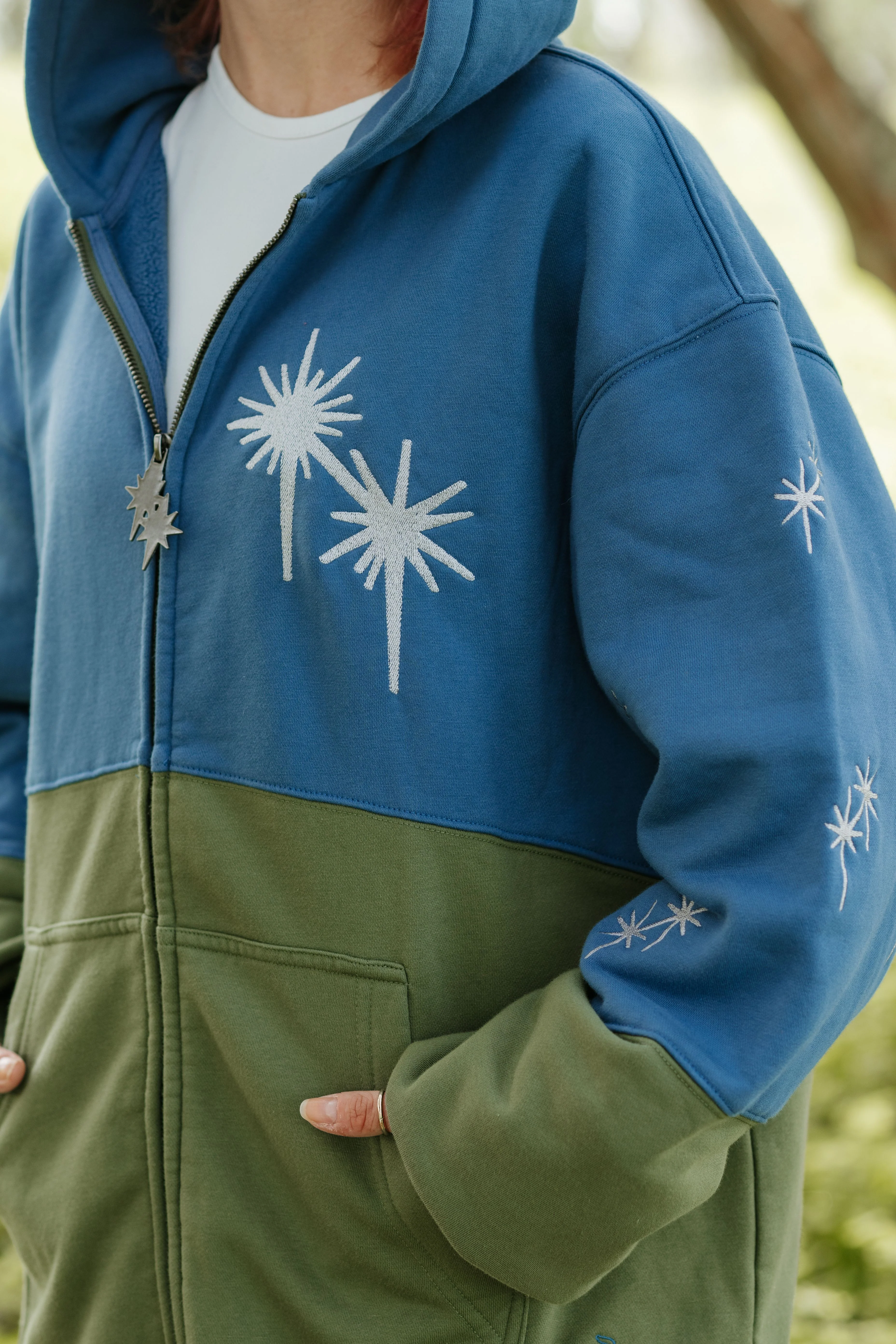 Twice as Many Stars Zip Up Hoodie - Image 5