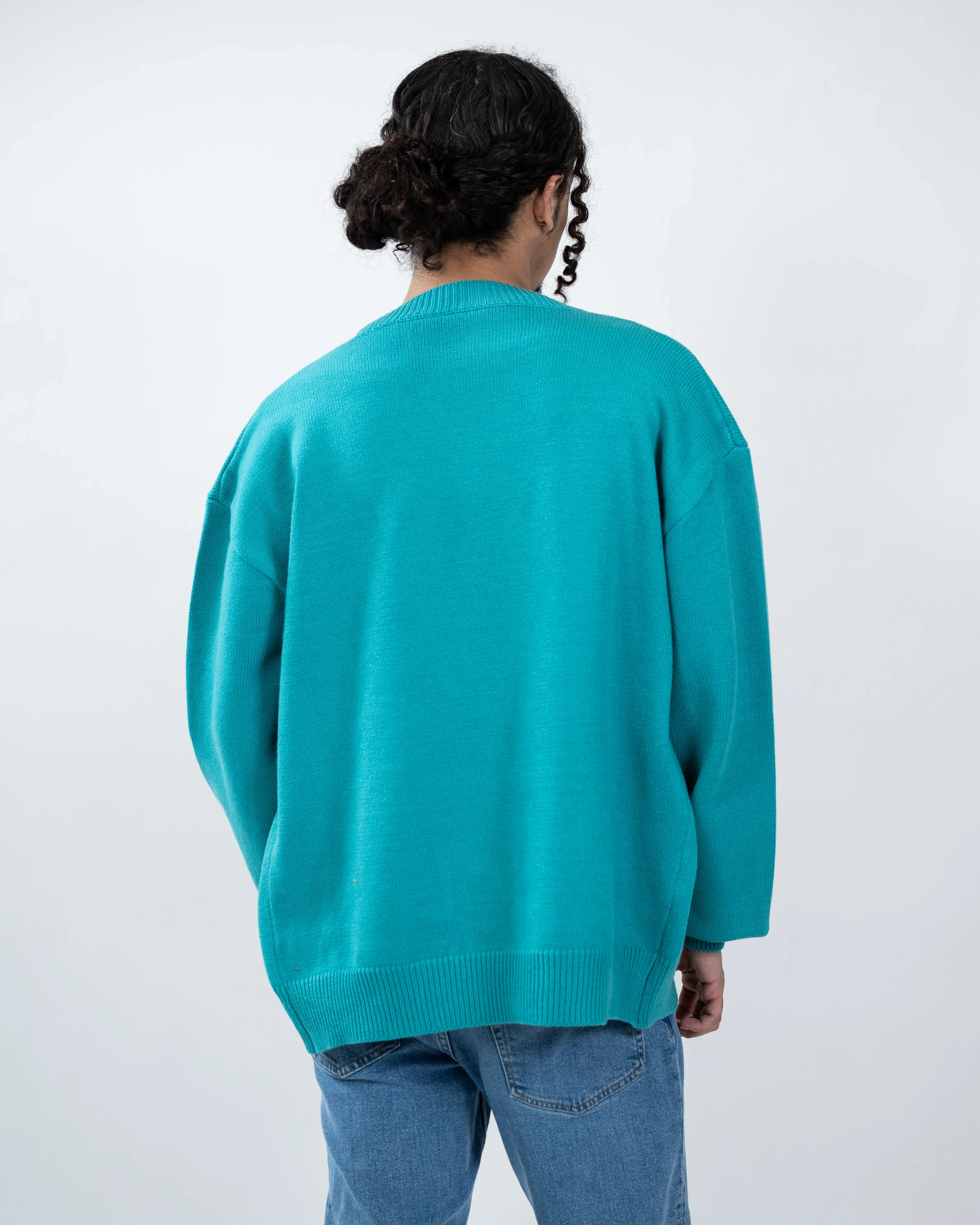 What's the TEAL with Airline Food Cardigan - Image 6