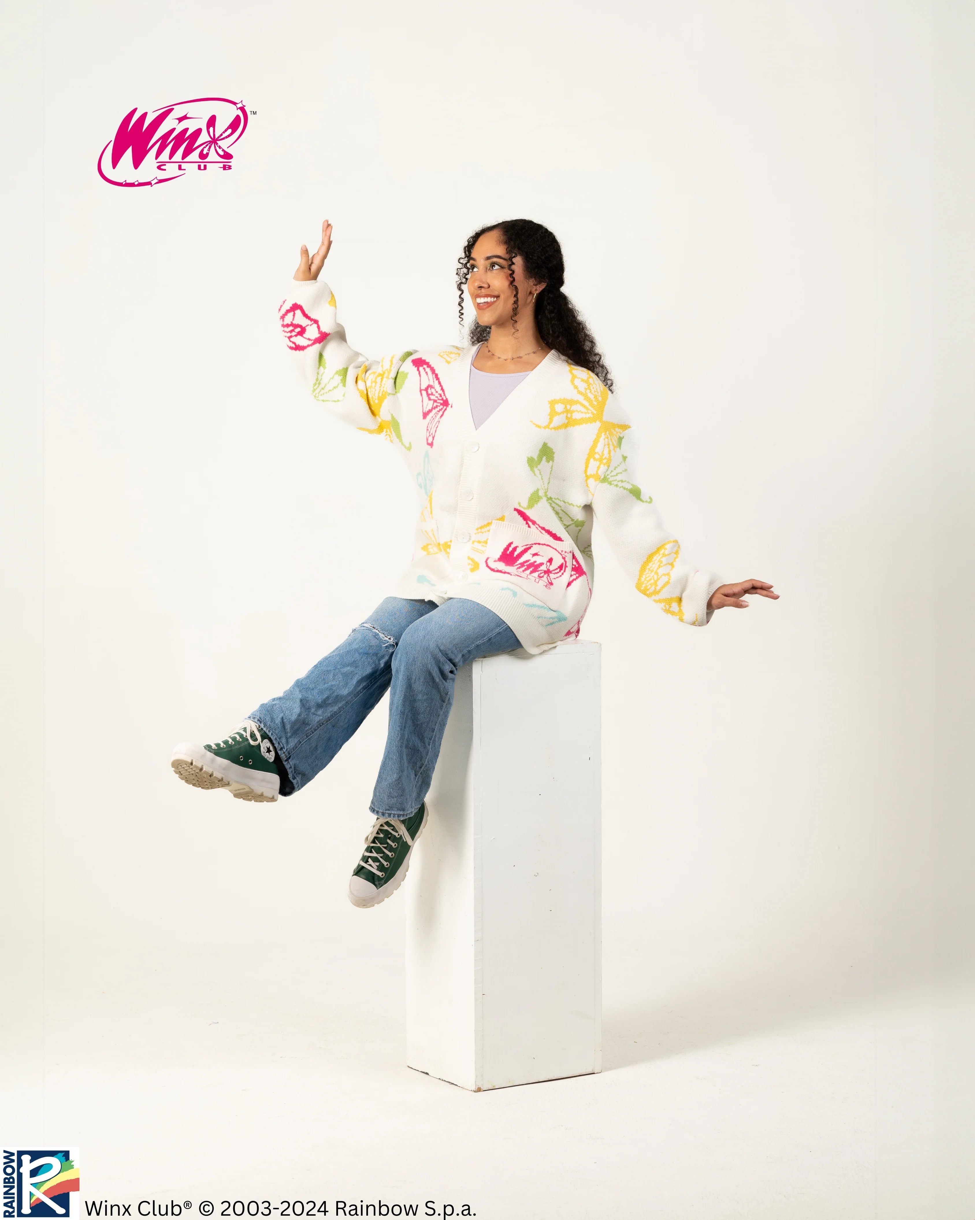 Winx Pattern Cardigan - Image 5