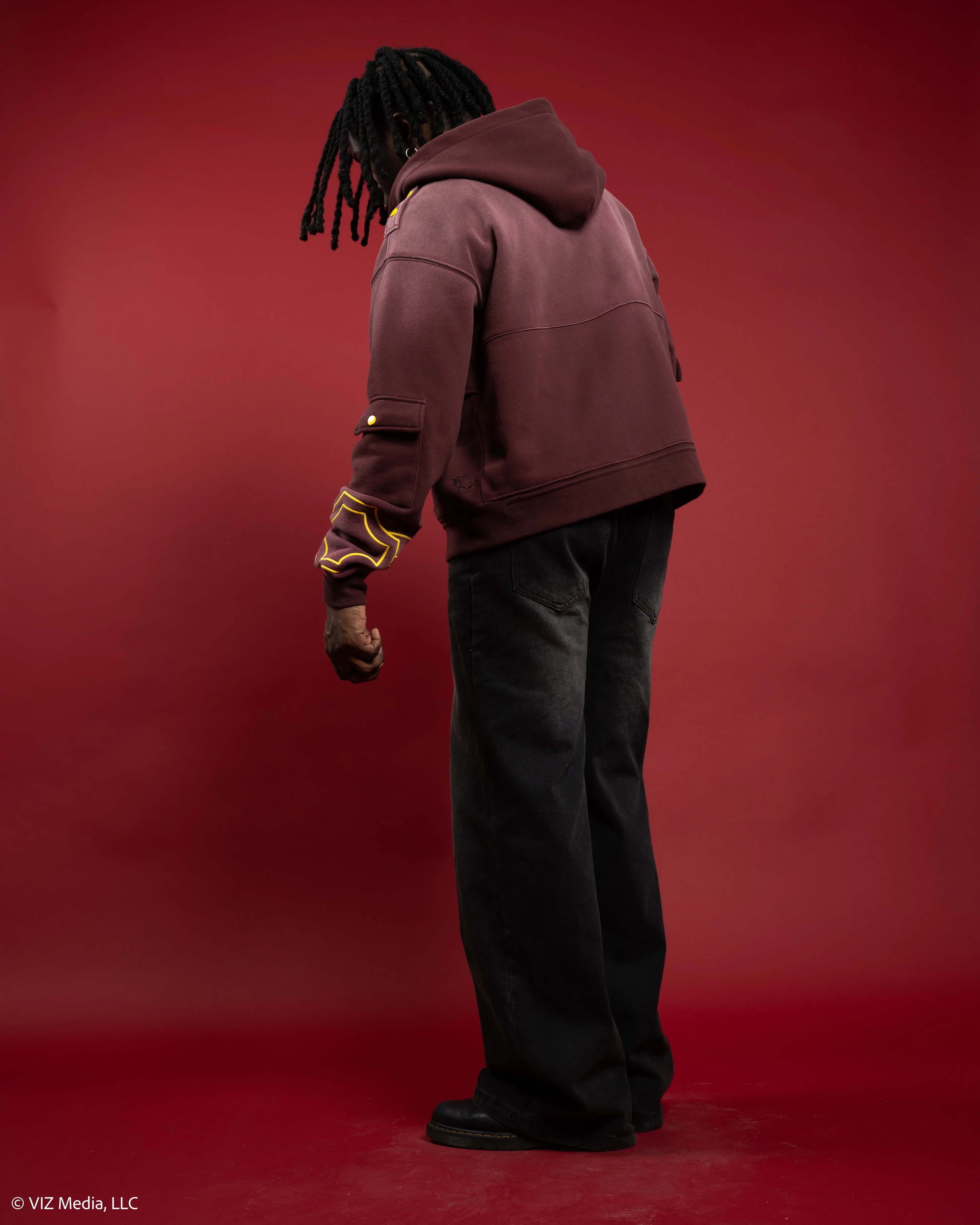 Yang Cropped Utility Hoodie Jacket - Image 10