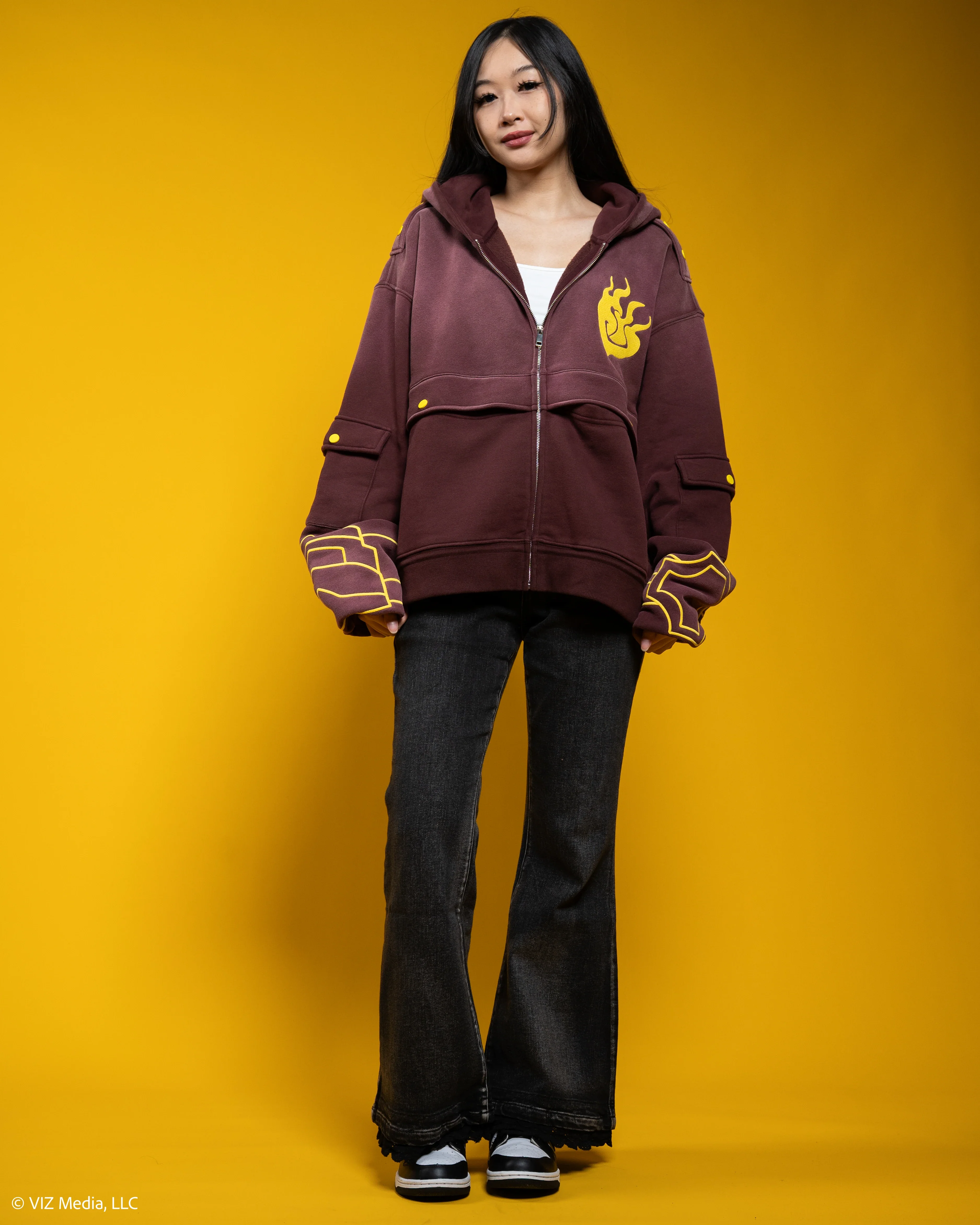 Yang Cropped Utility Hoodie Jacket - Image 16
