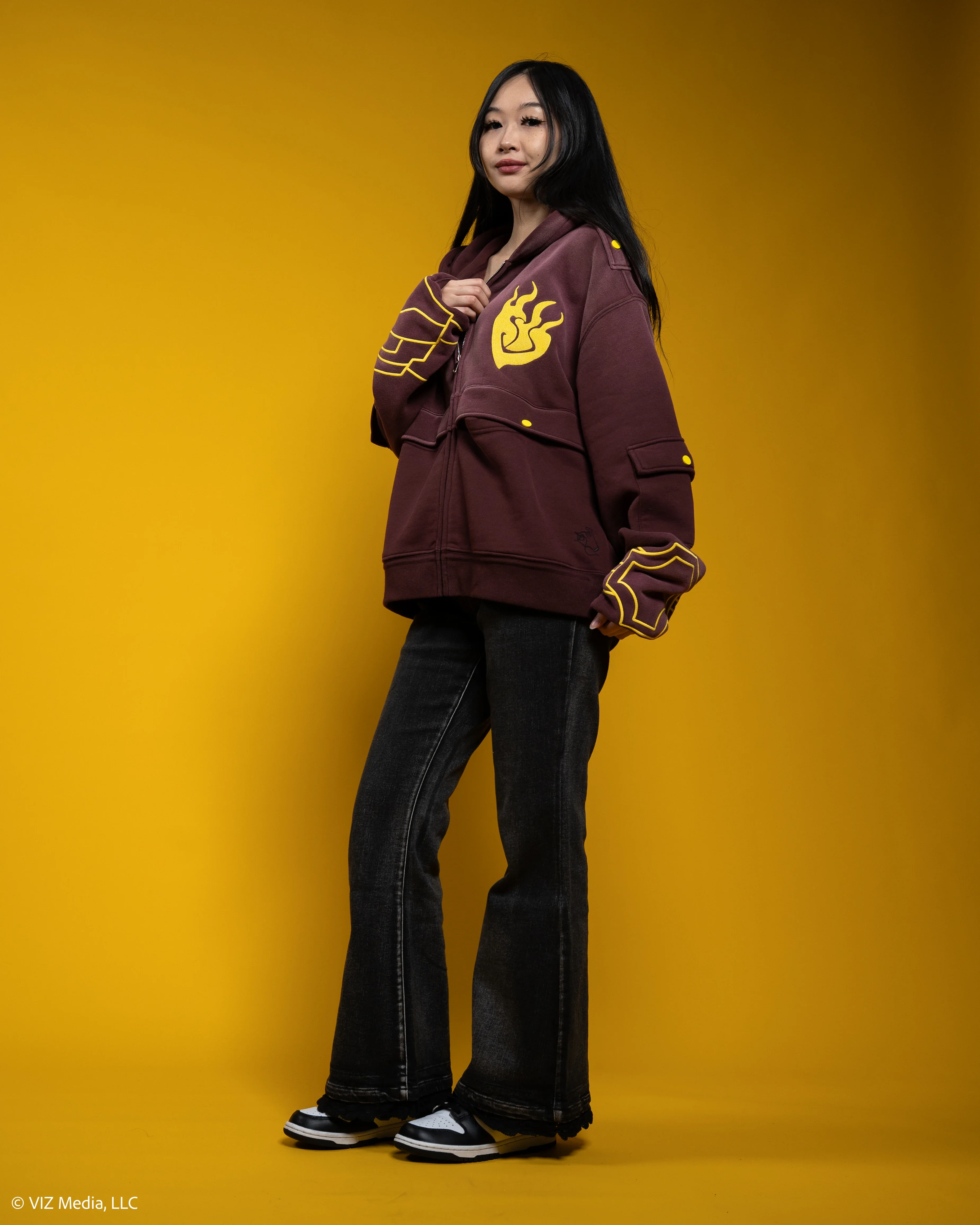 Yang Cropped Utility Hoodie Jacket - Image 18