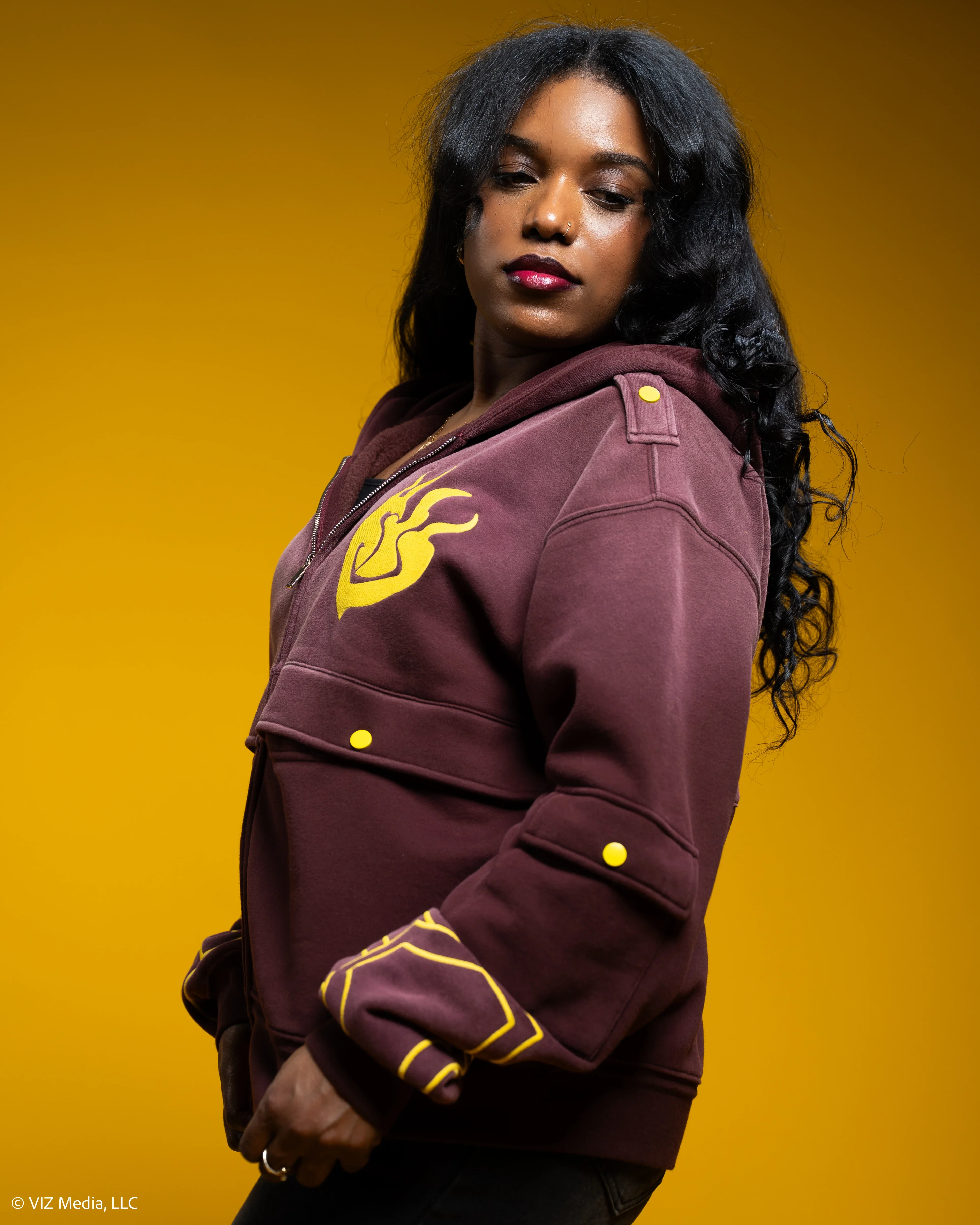 Yang Cropped Utility Hoodie Jacket - Image 8